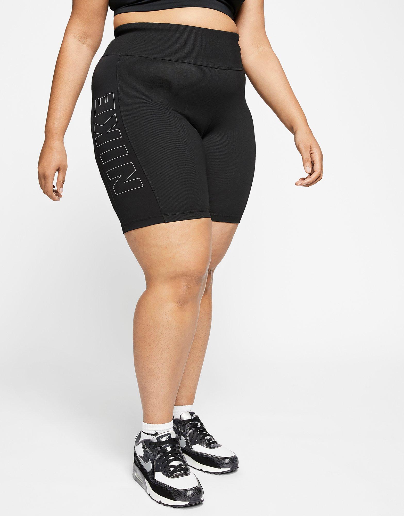 nike plus size biker shorts