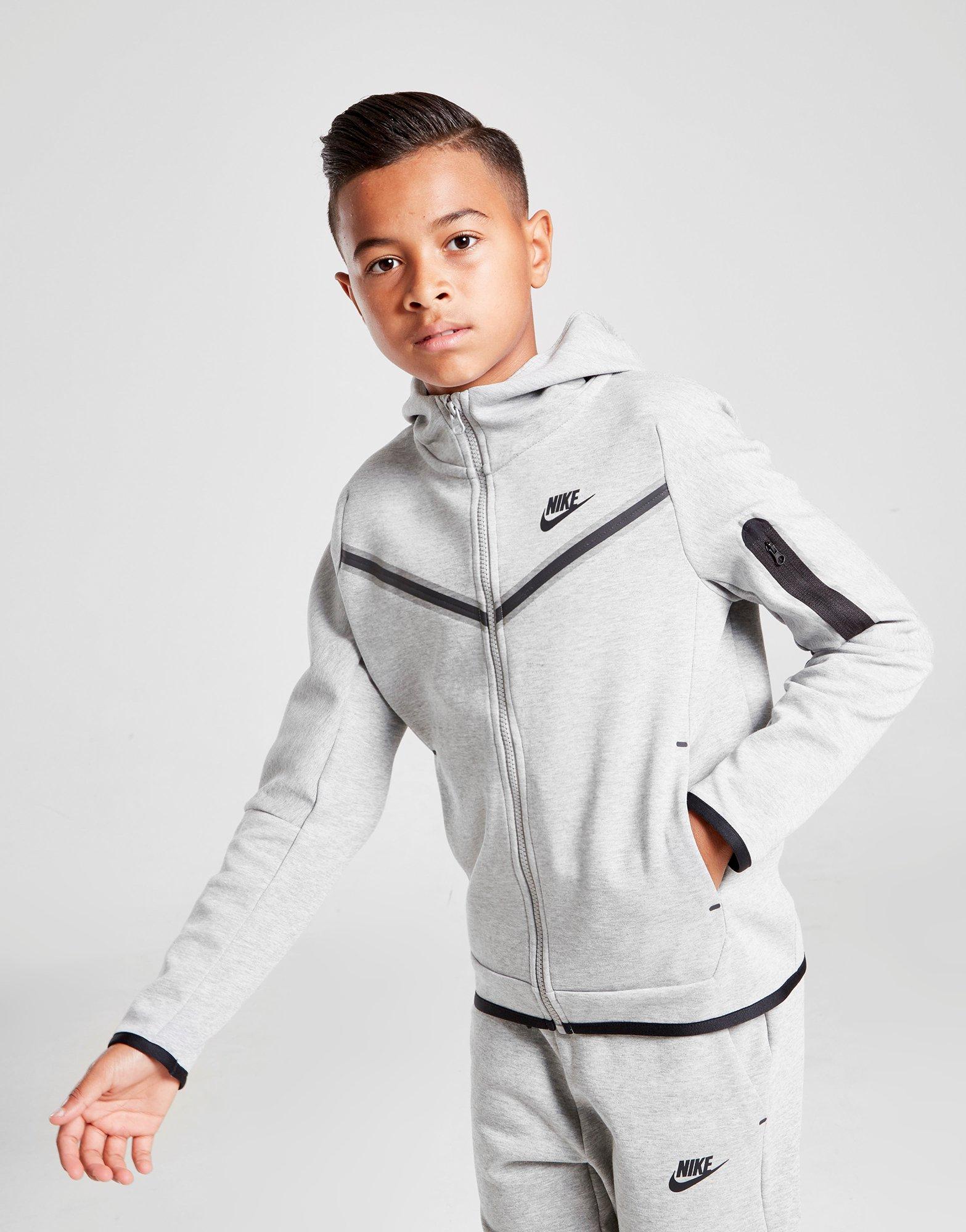 Kids' Nike Sportswear Tech Fleece Full-Zip Hoodie| JD Sports ...
