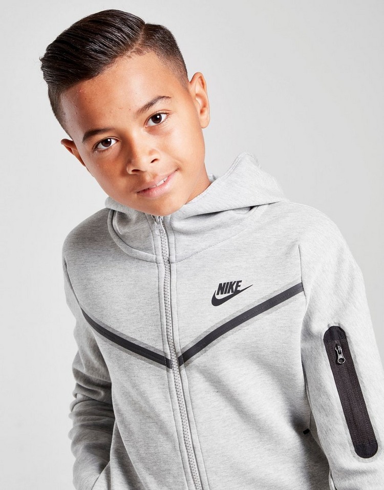 Grey Nike Tech Fleece Hoodie Junior | JD Sports