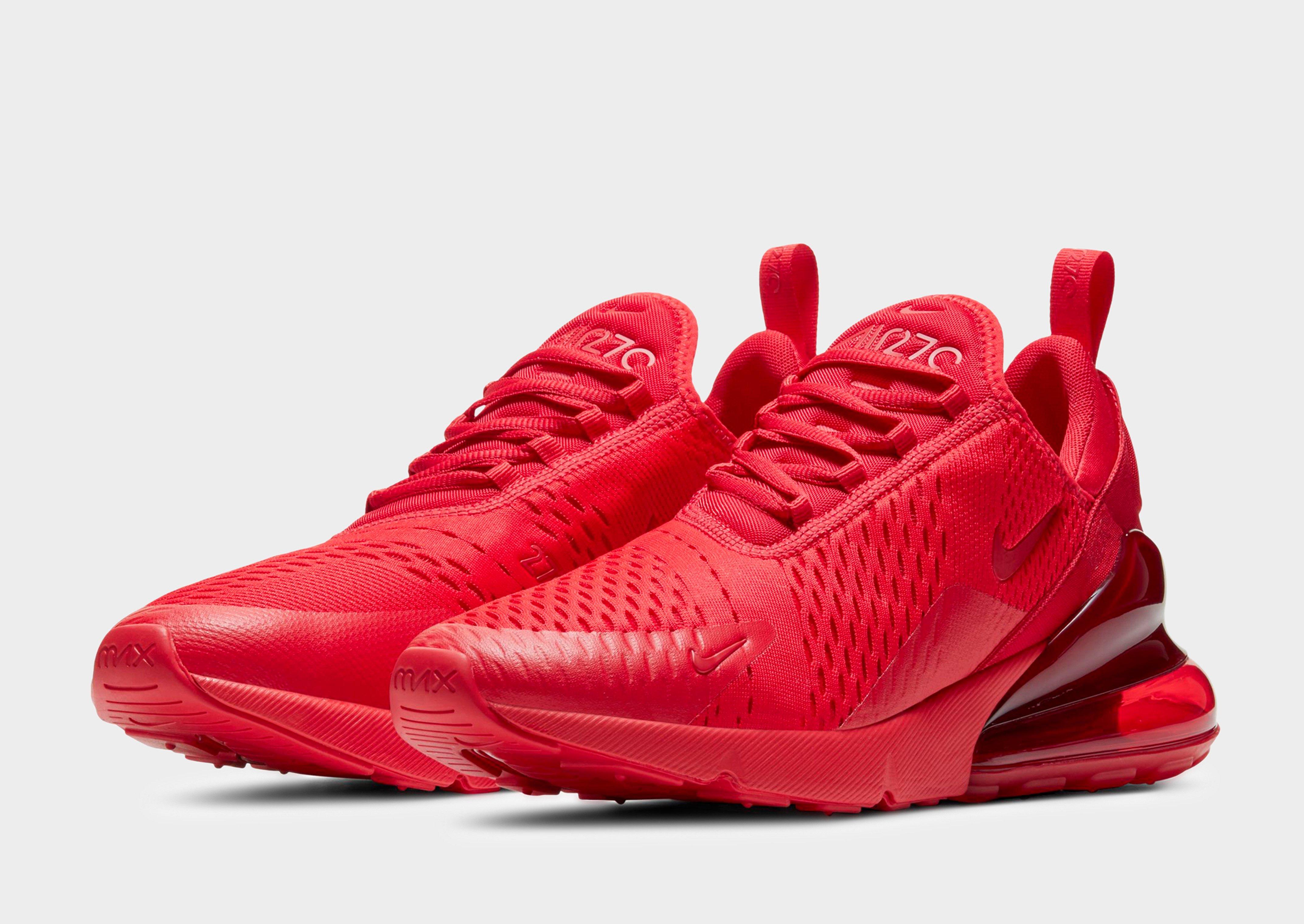 nike air max 270 all red