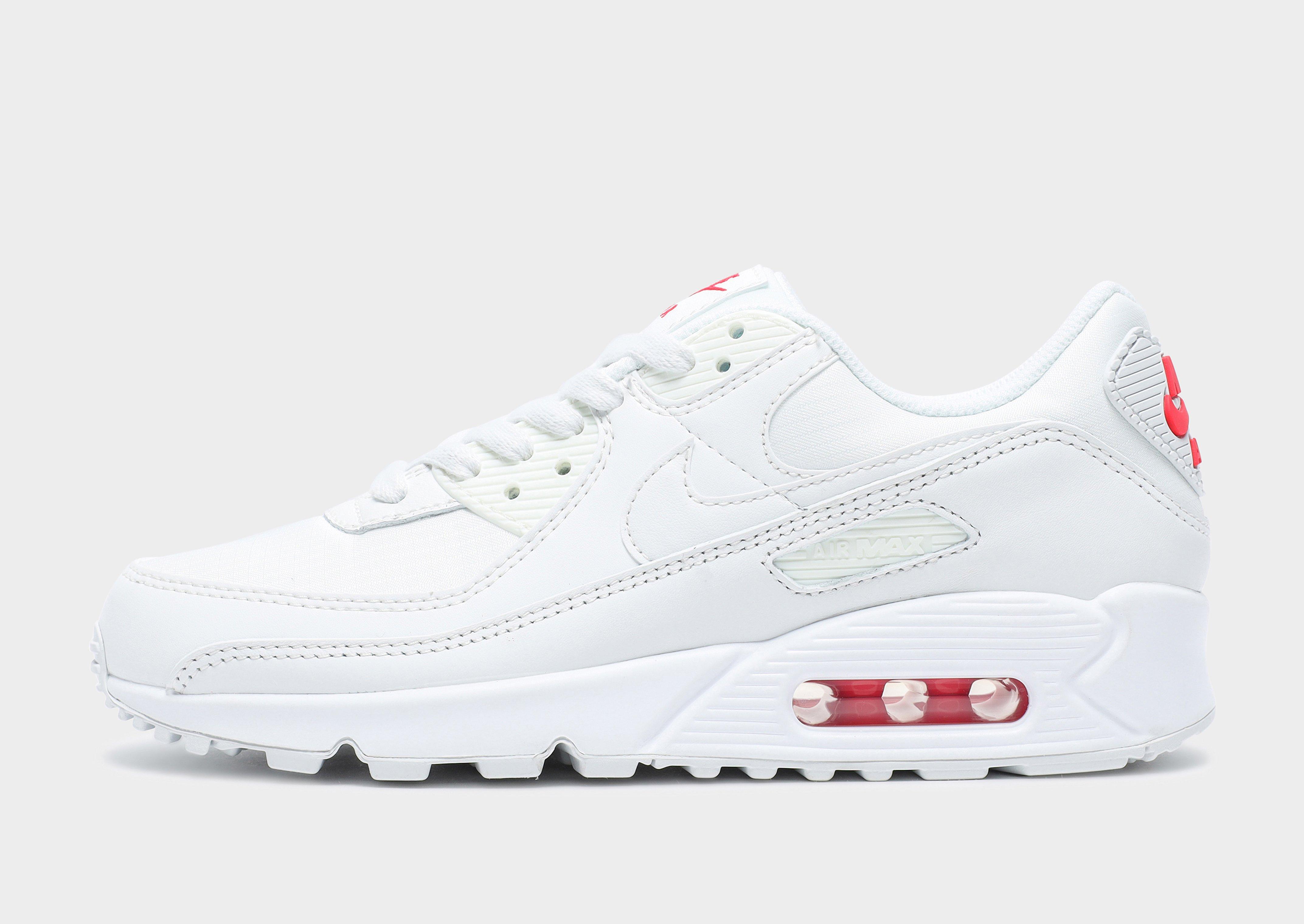 all white nike 90 air max