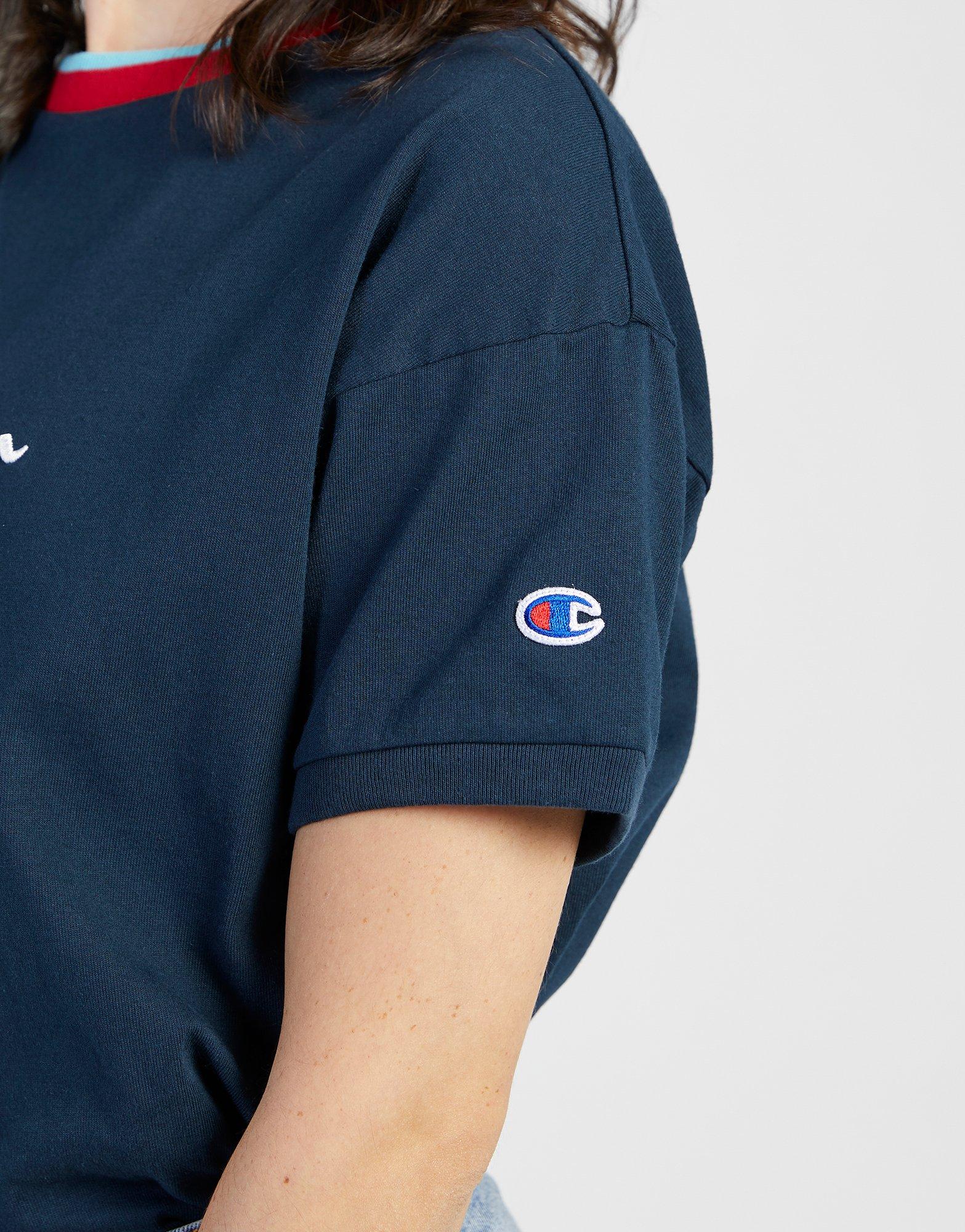 champion small logo t shirt
