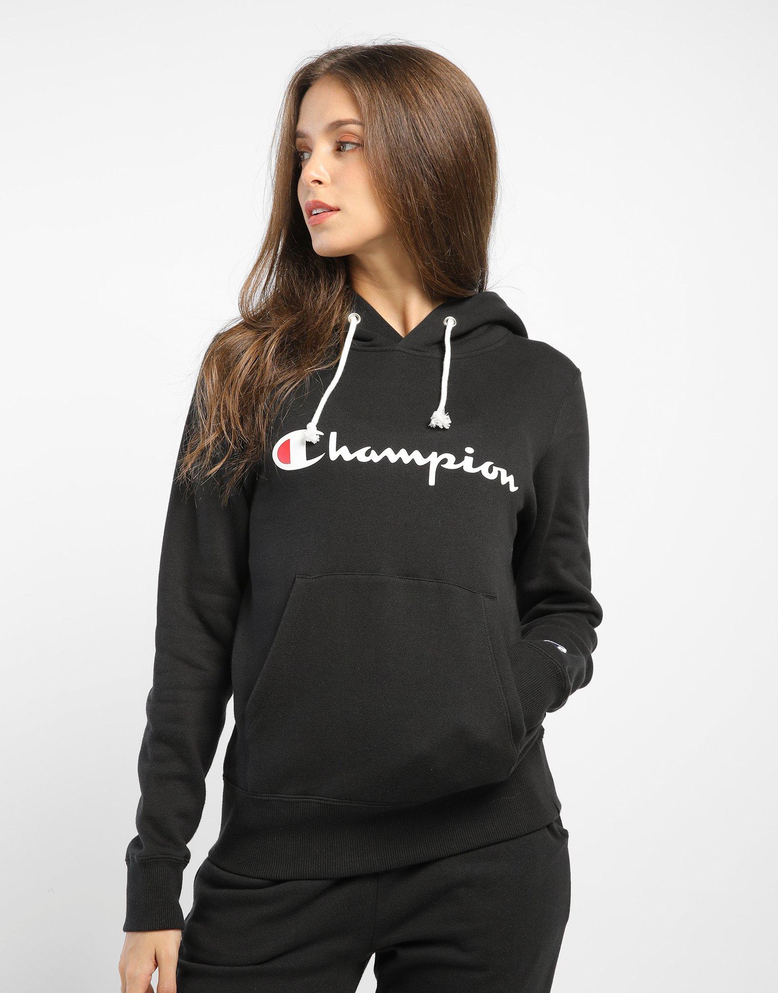 champion hoodie with logo