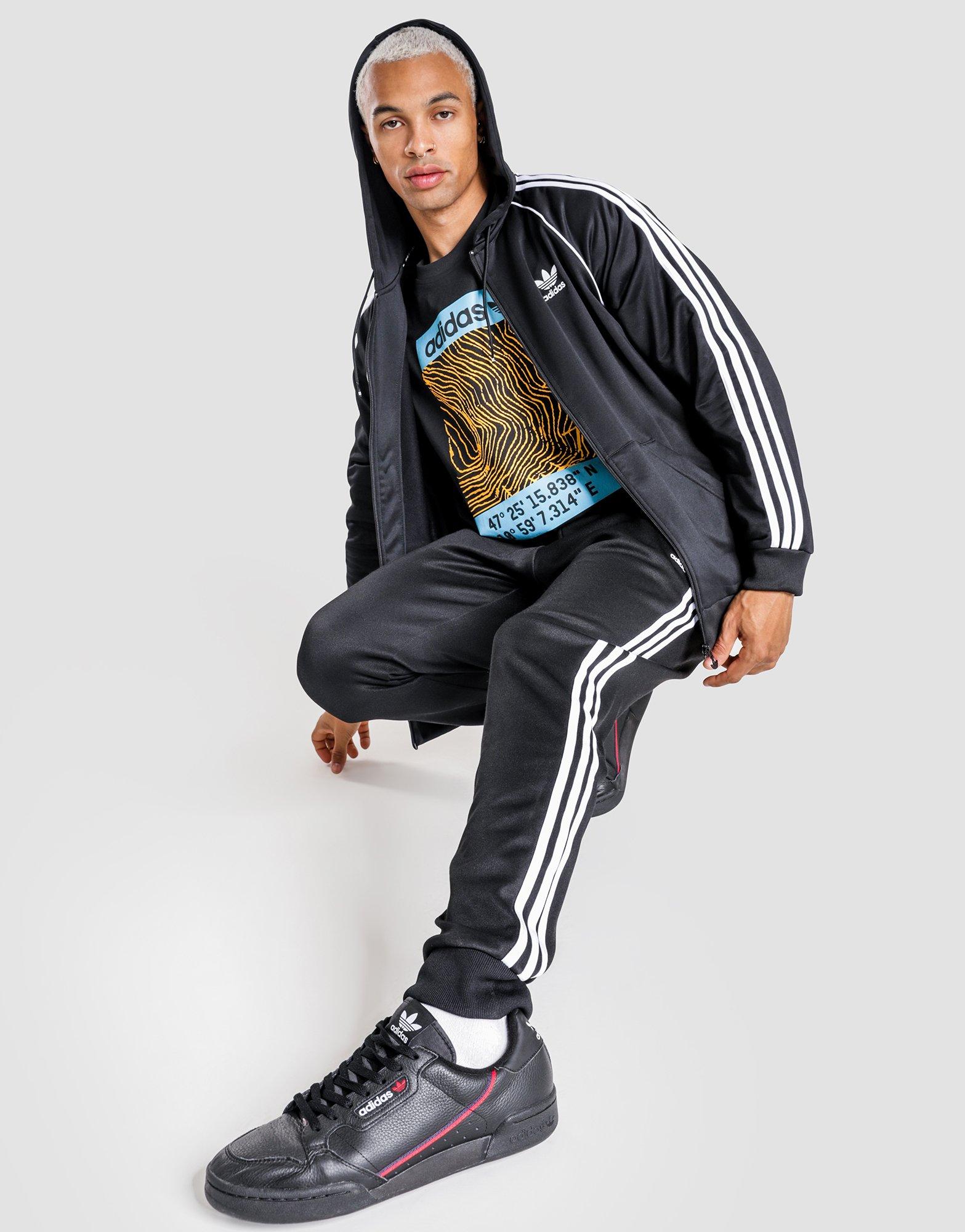 superstar cuffed track pants mens