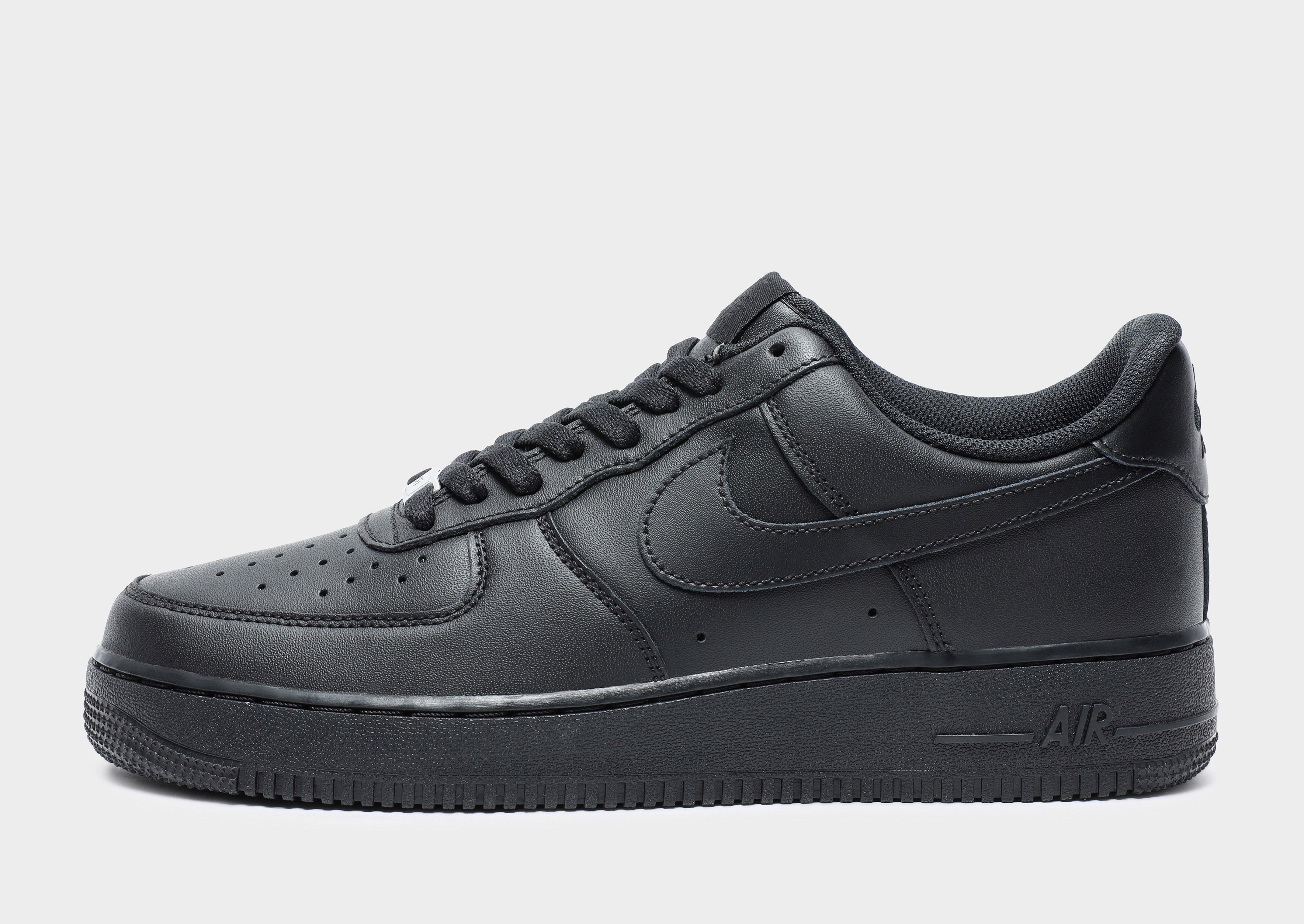 Nike air force store 07 black white