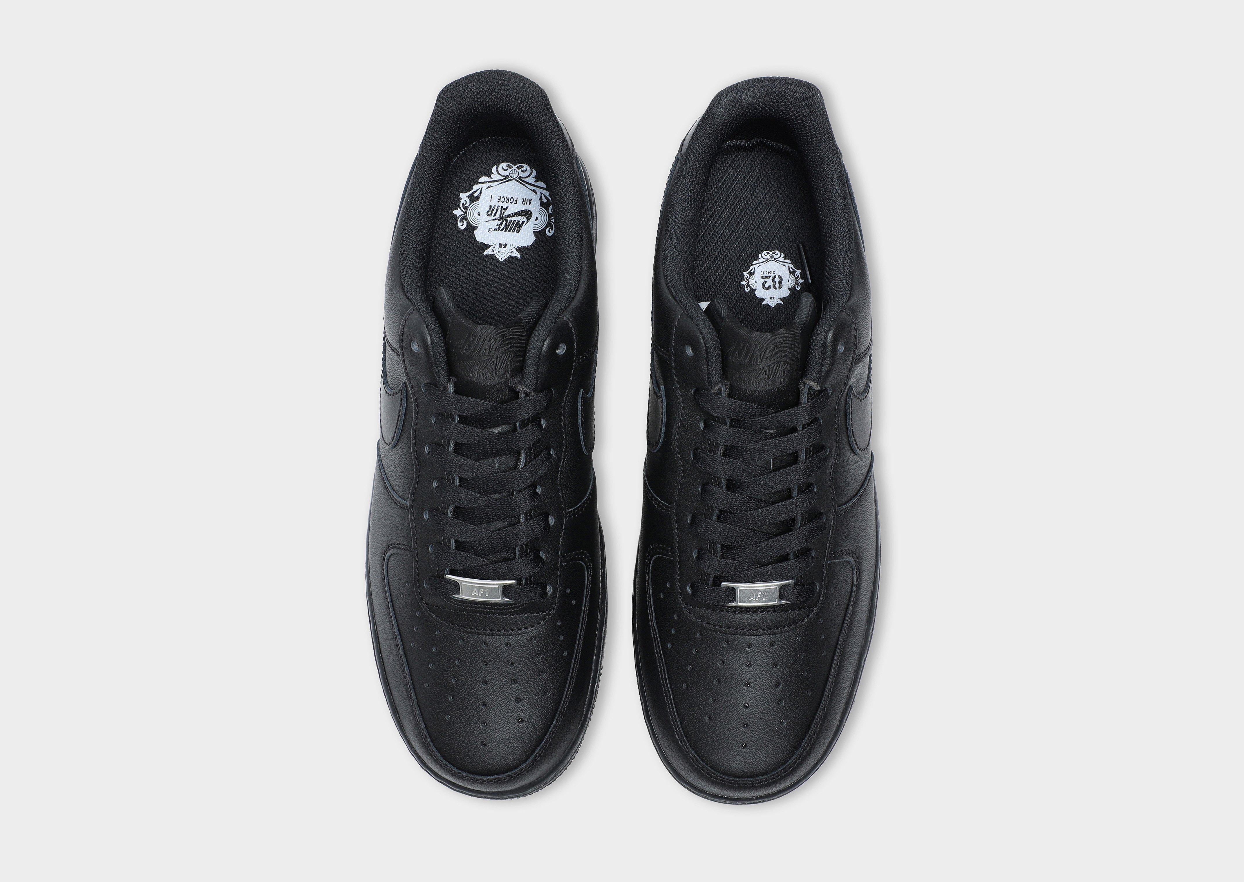 Air force store 1 trainers black