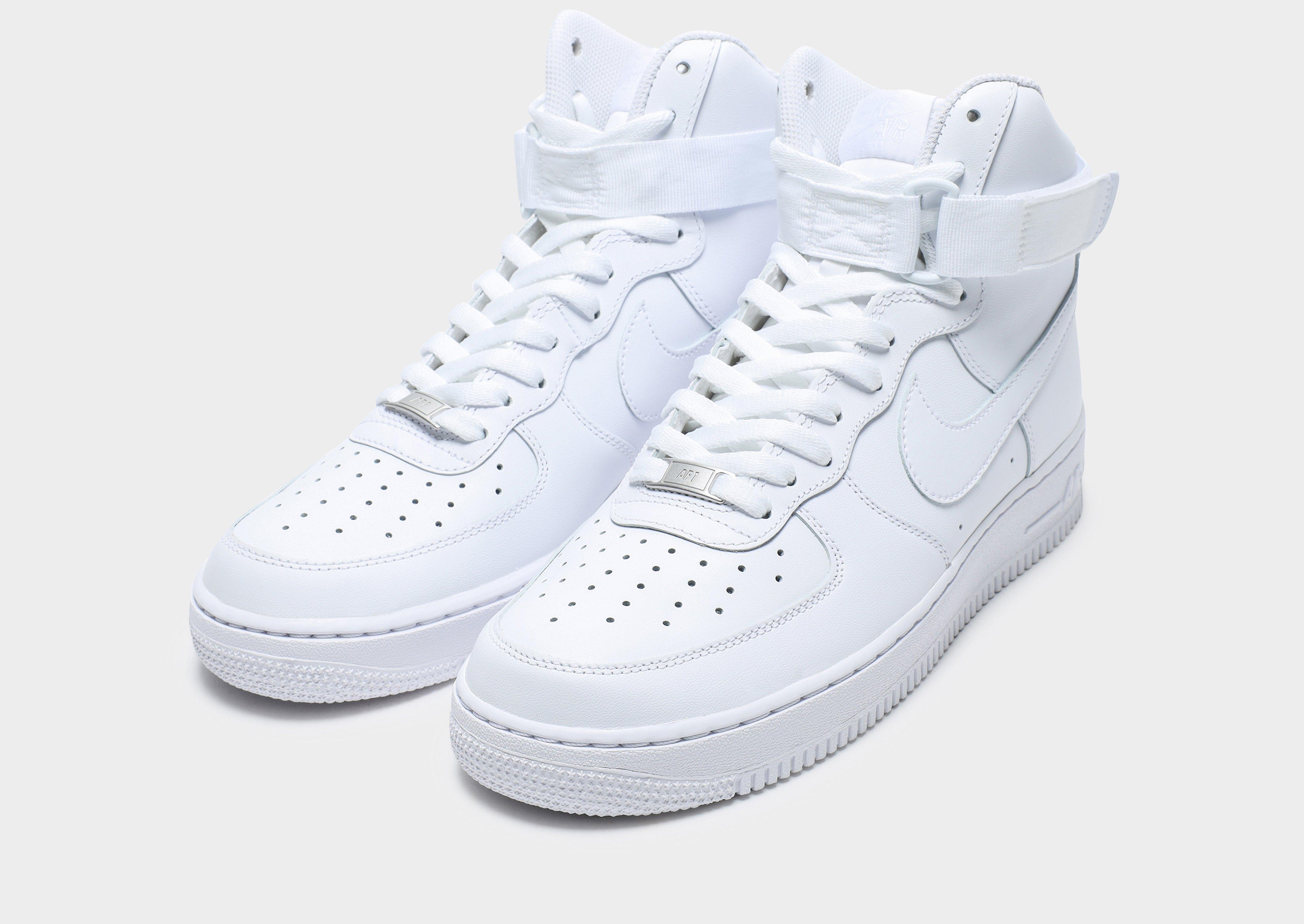 Air force 1 high top best sale all white