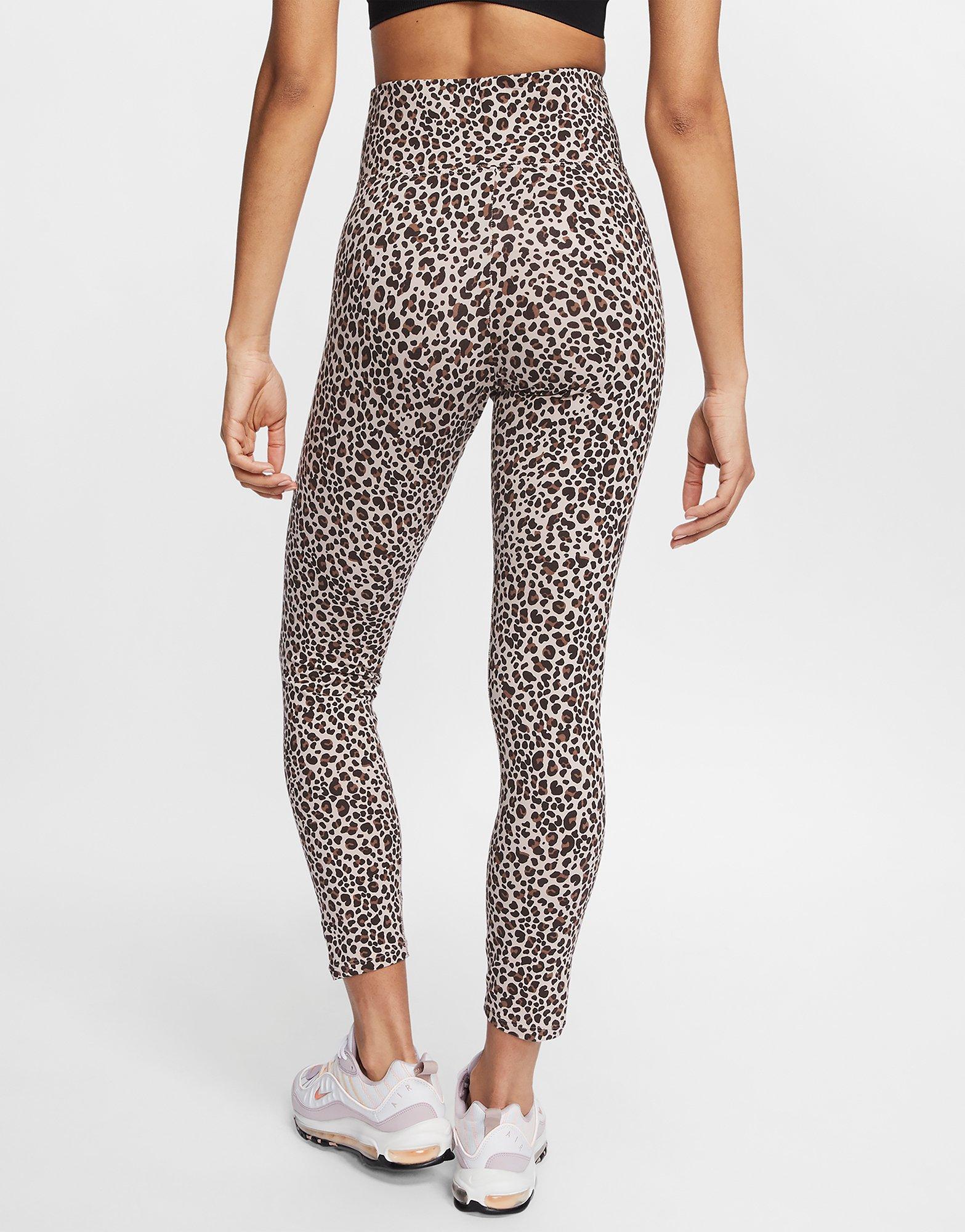 nike animal print swoosh leggings