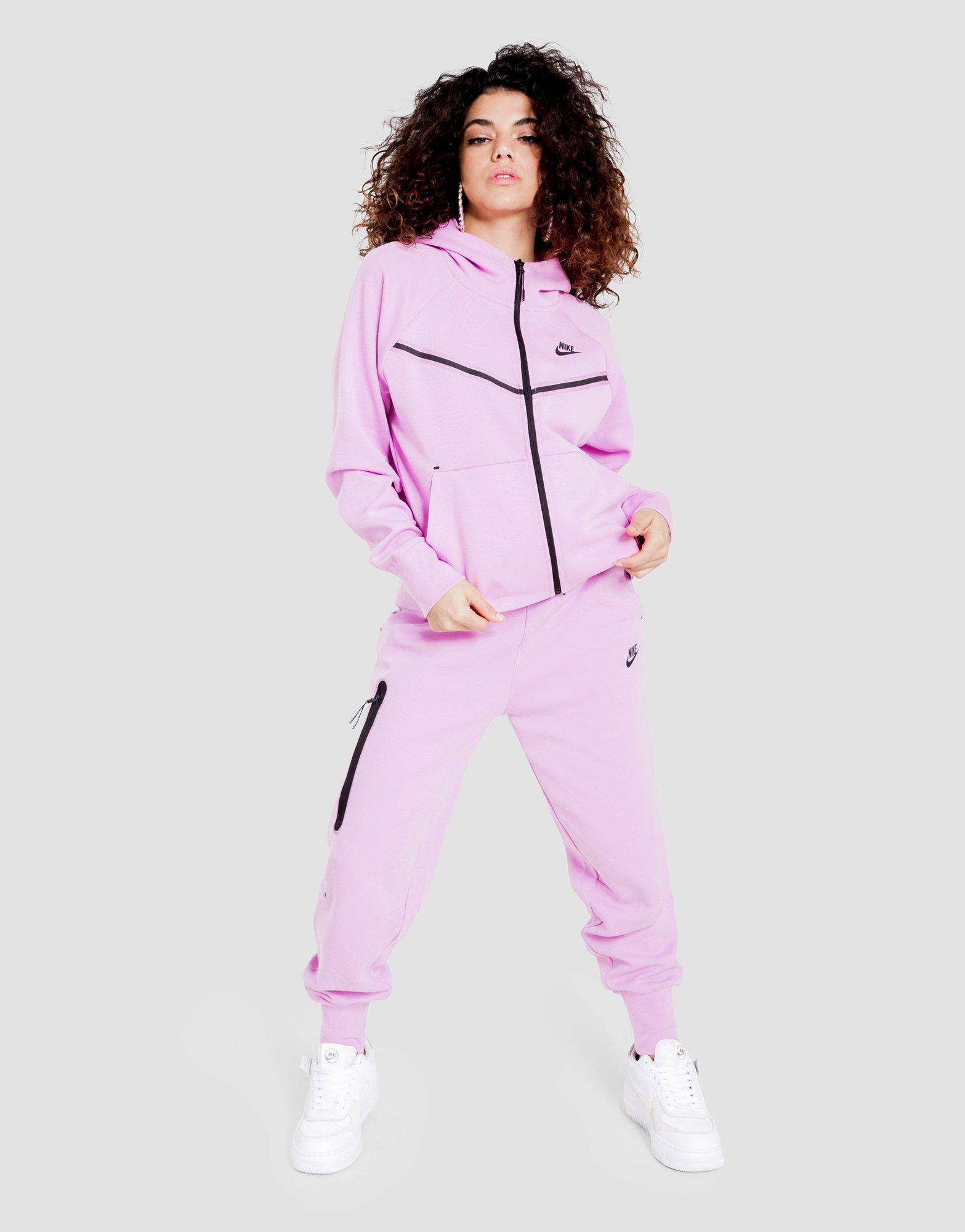 nike tech suit pink