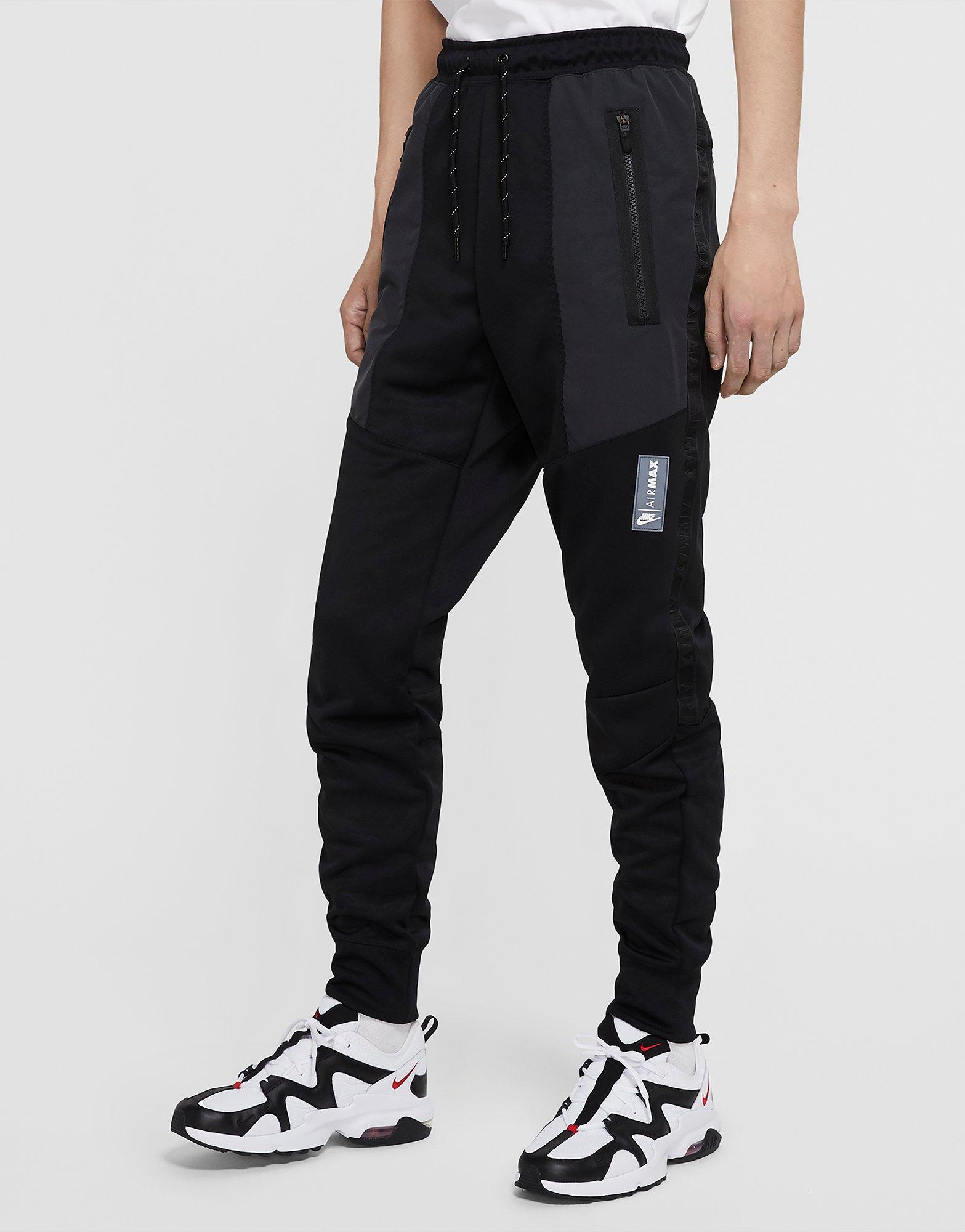 nike air max joggers black