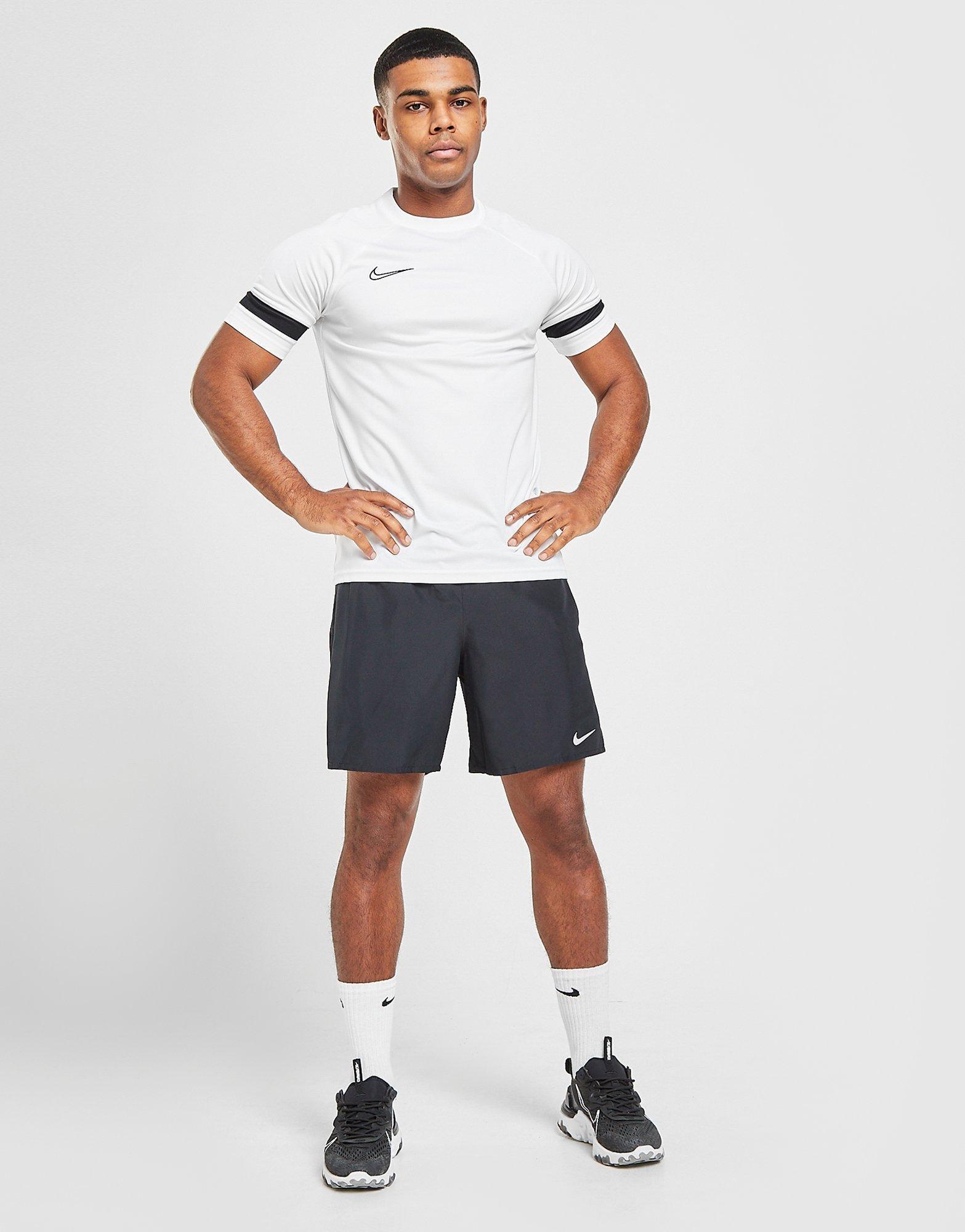 white nike academy top