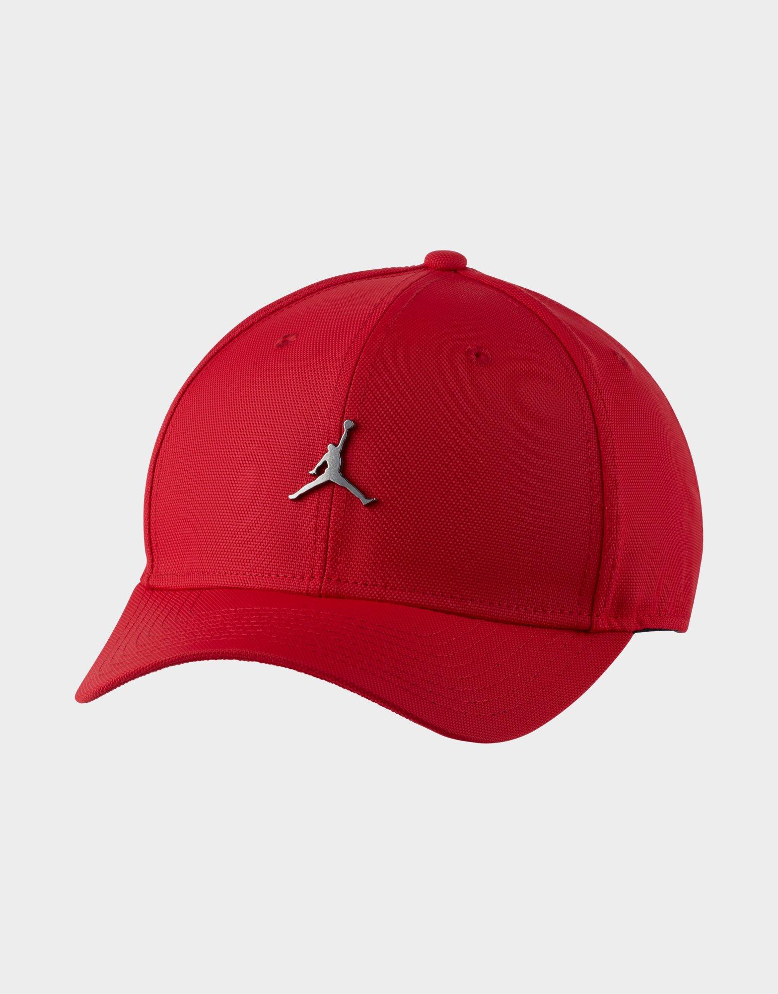 Red Jordan Jumpman Classic 99 Metal Cap 