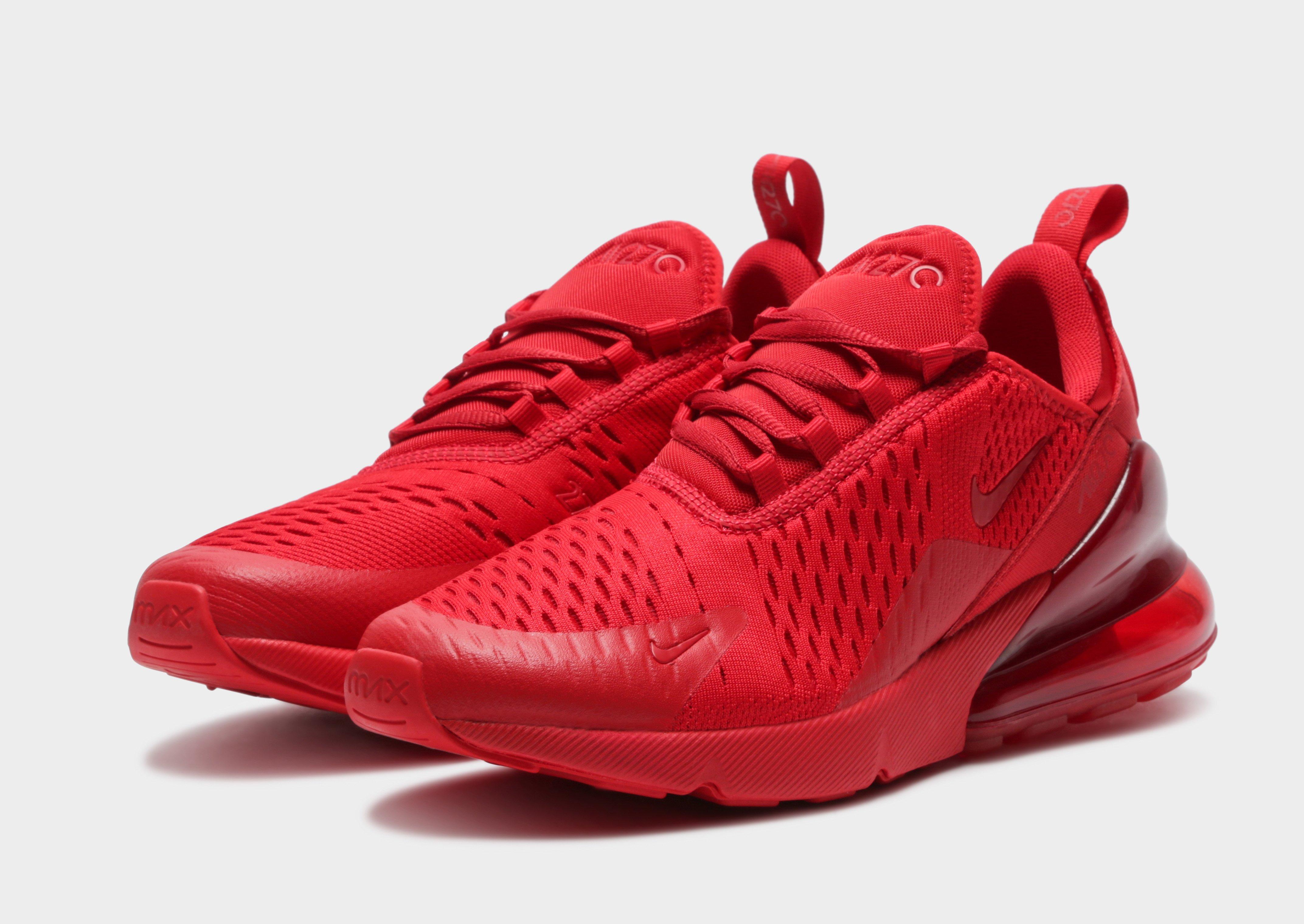 air max 270 in red