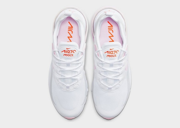 White Nike Nike Air Max 270 React Women S Shoe Jd Sports