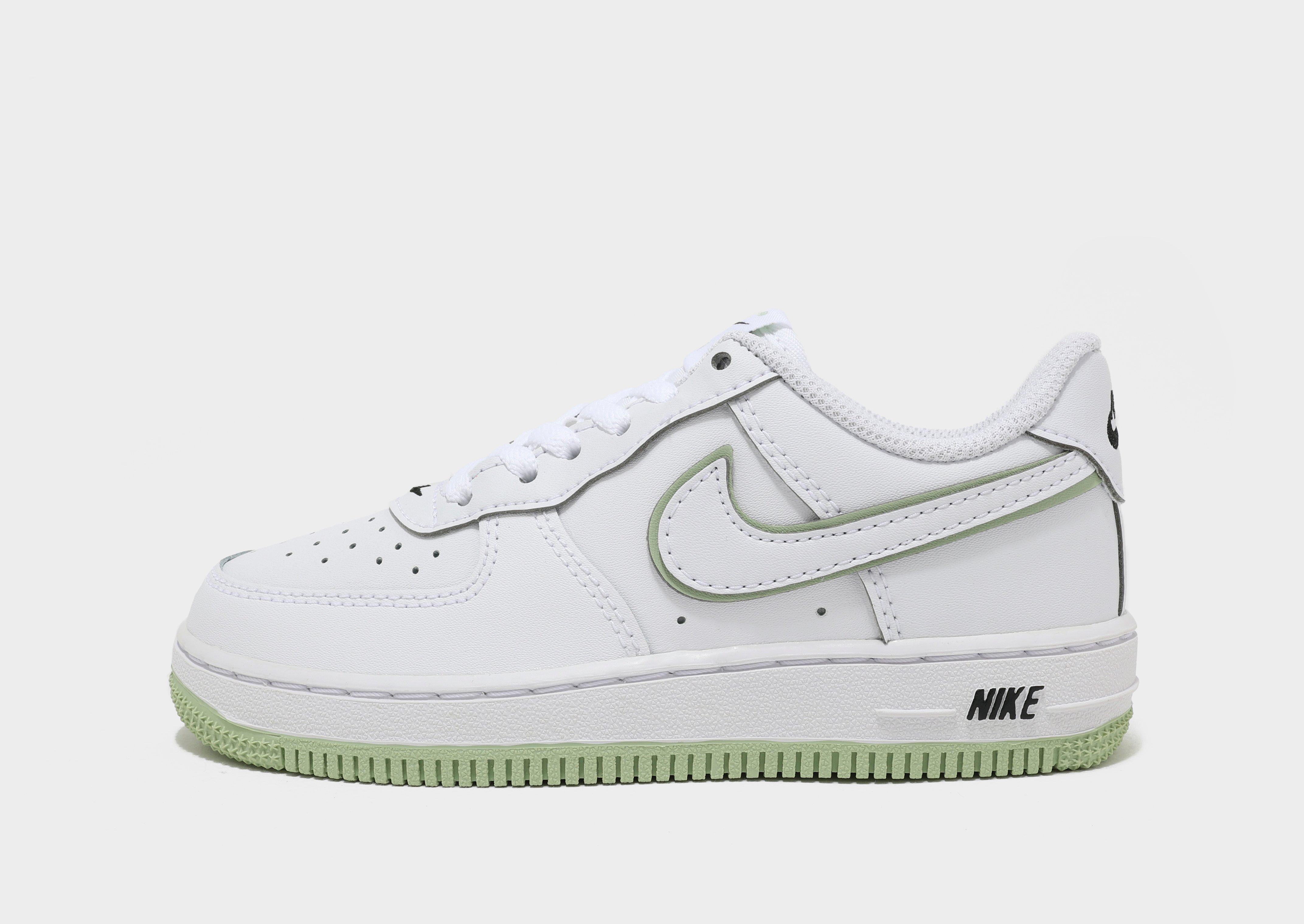 Air force 1 on sale low white size 1