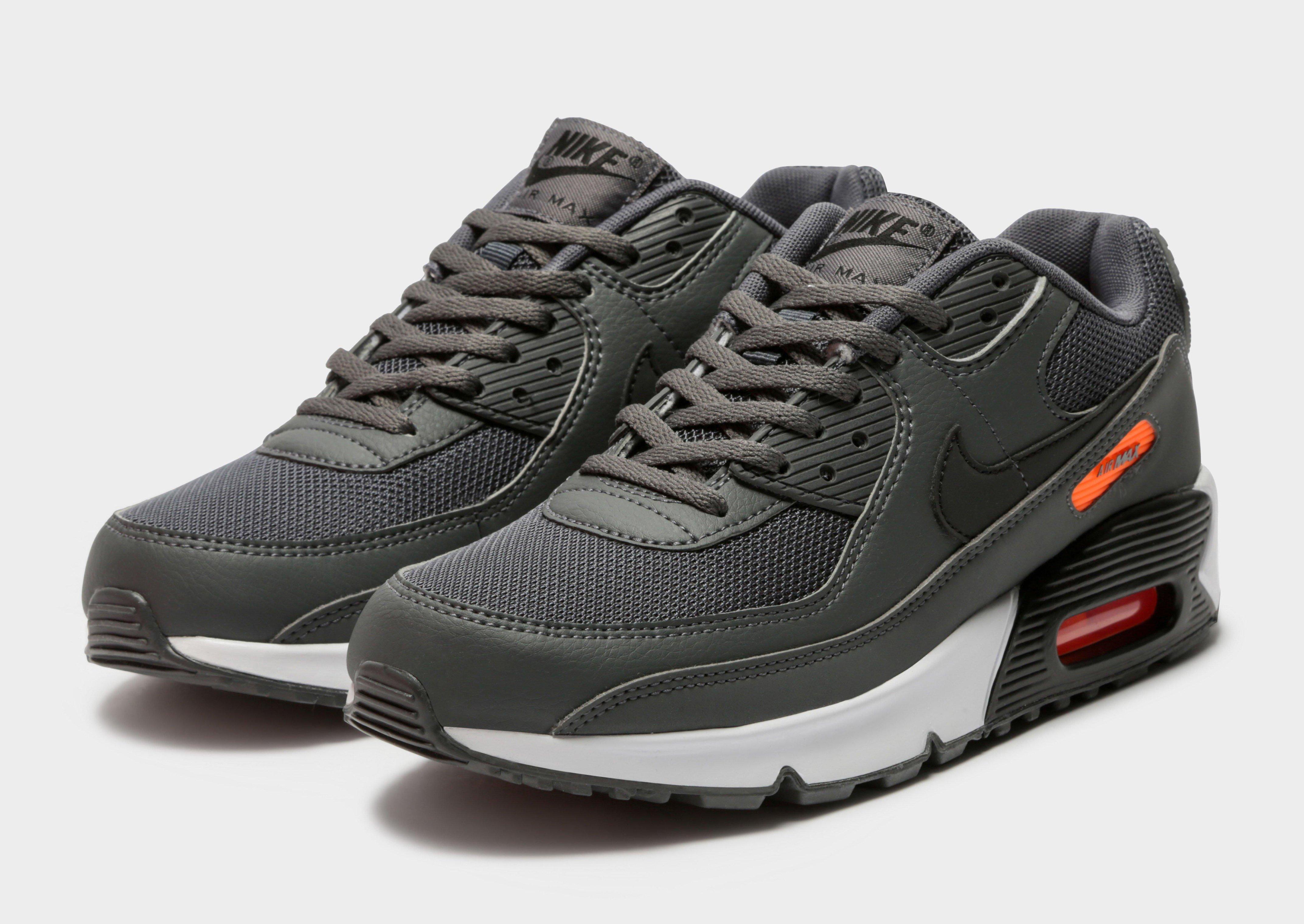 grey nike air max junior