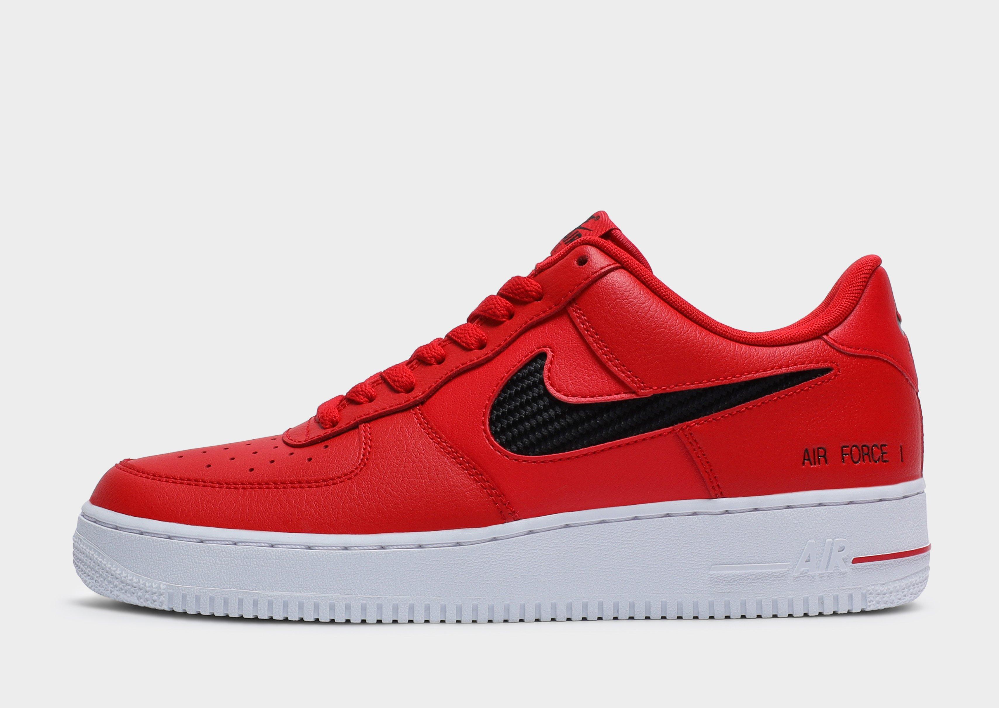 red nike force 1