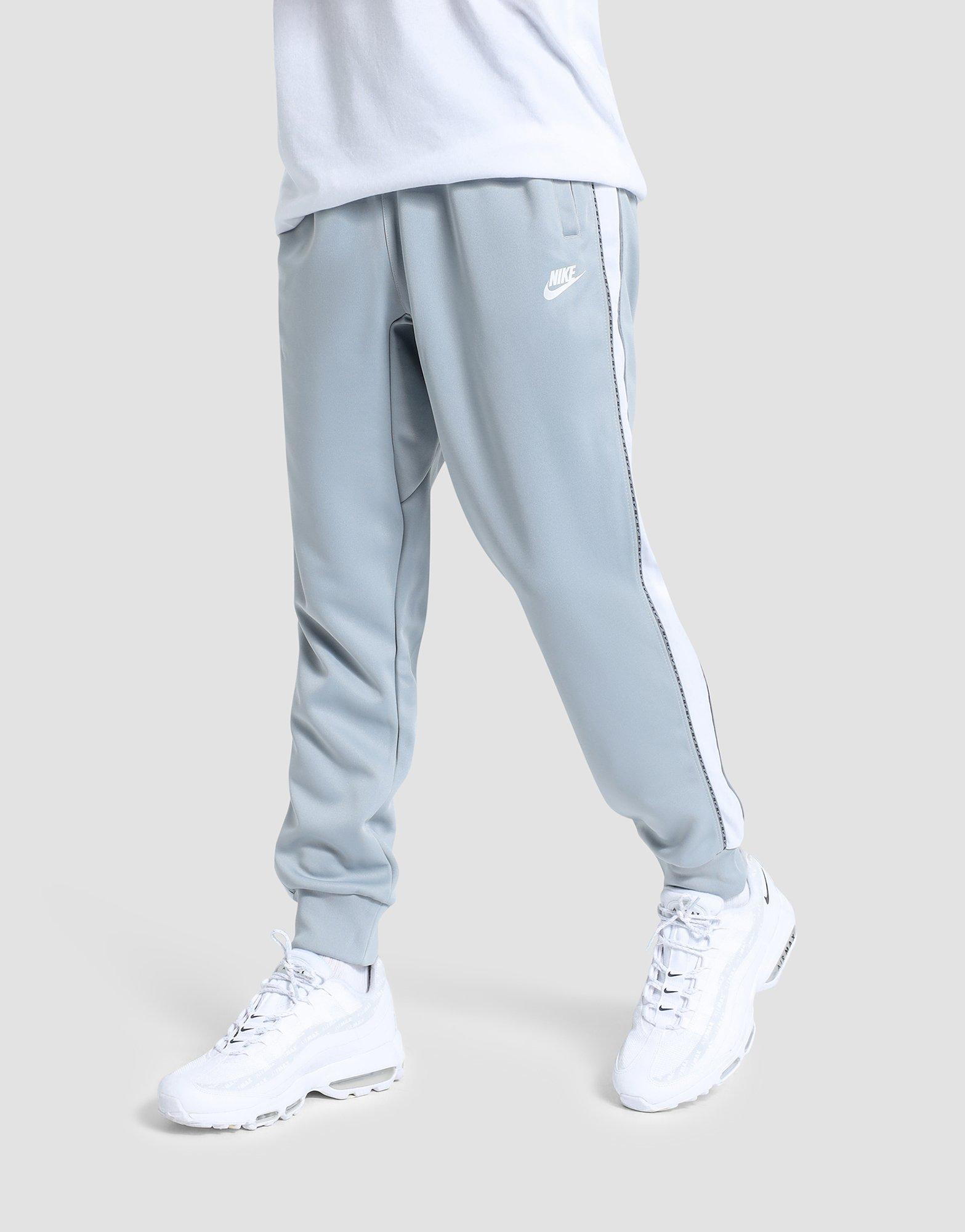 nike grey tape joggers