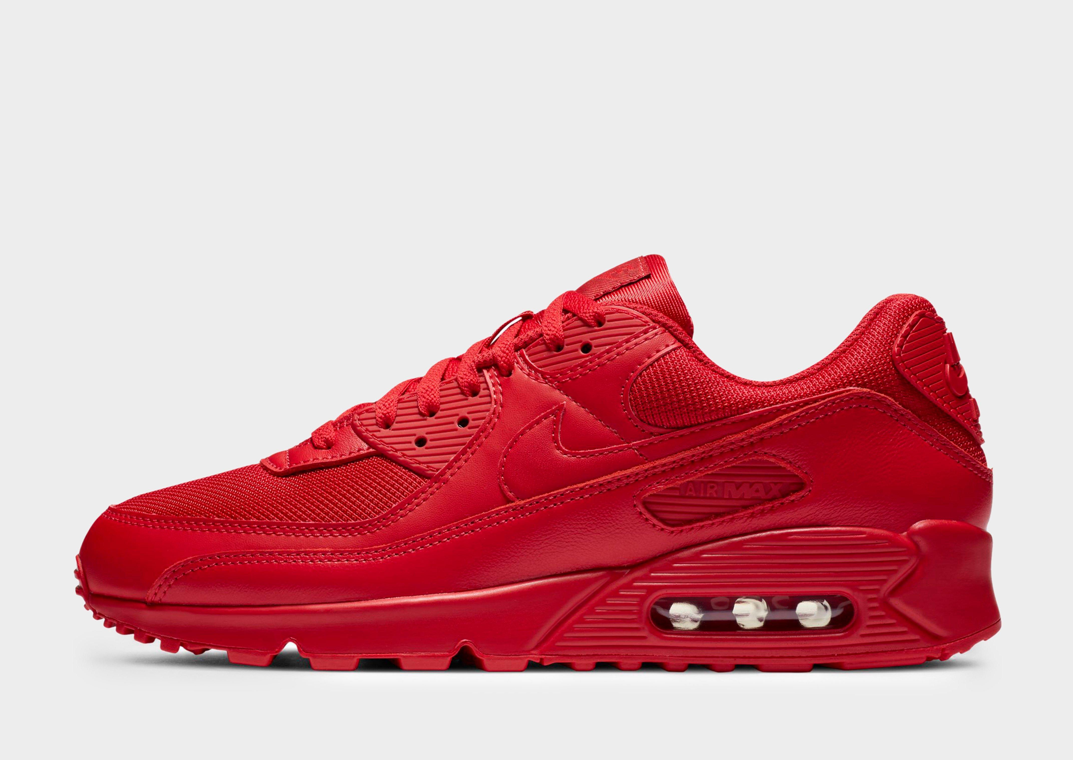 air max 90s all red