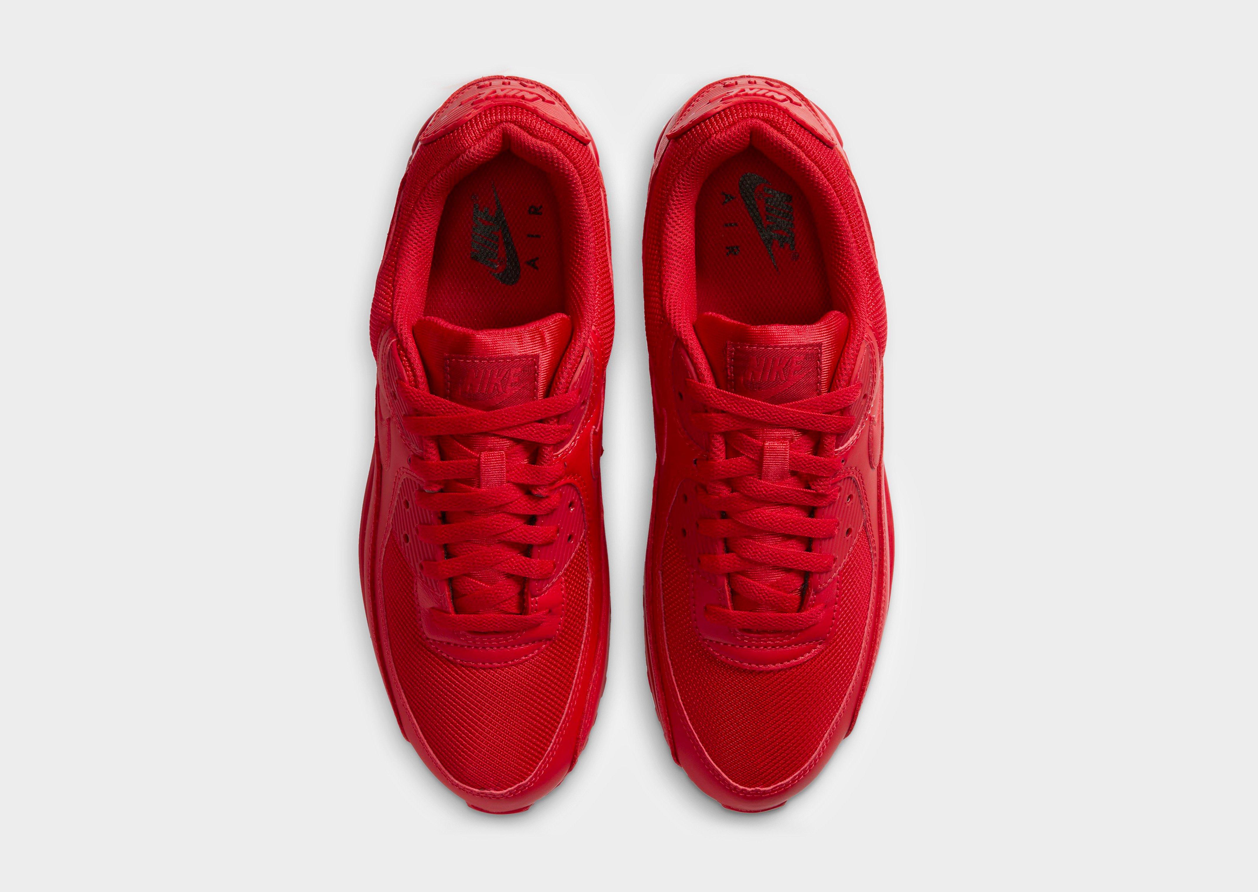 nike air max 90 red leather