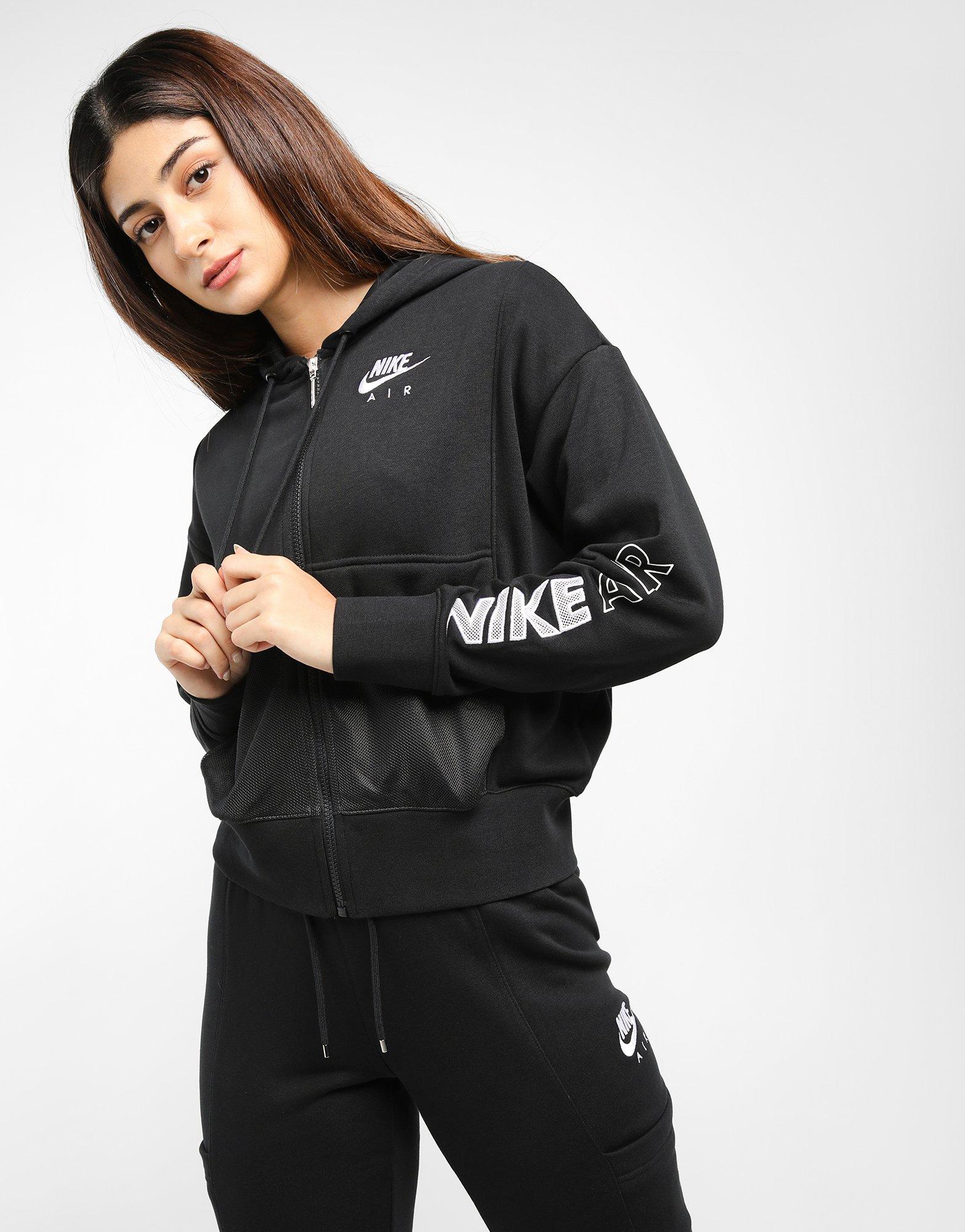nike air fleece zip hoodie
