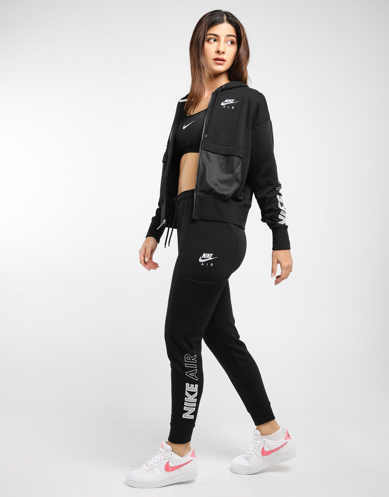 nike air leg logo track pants