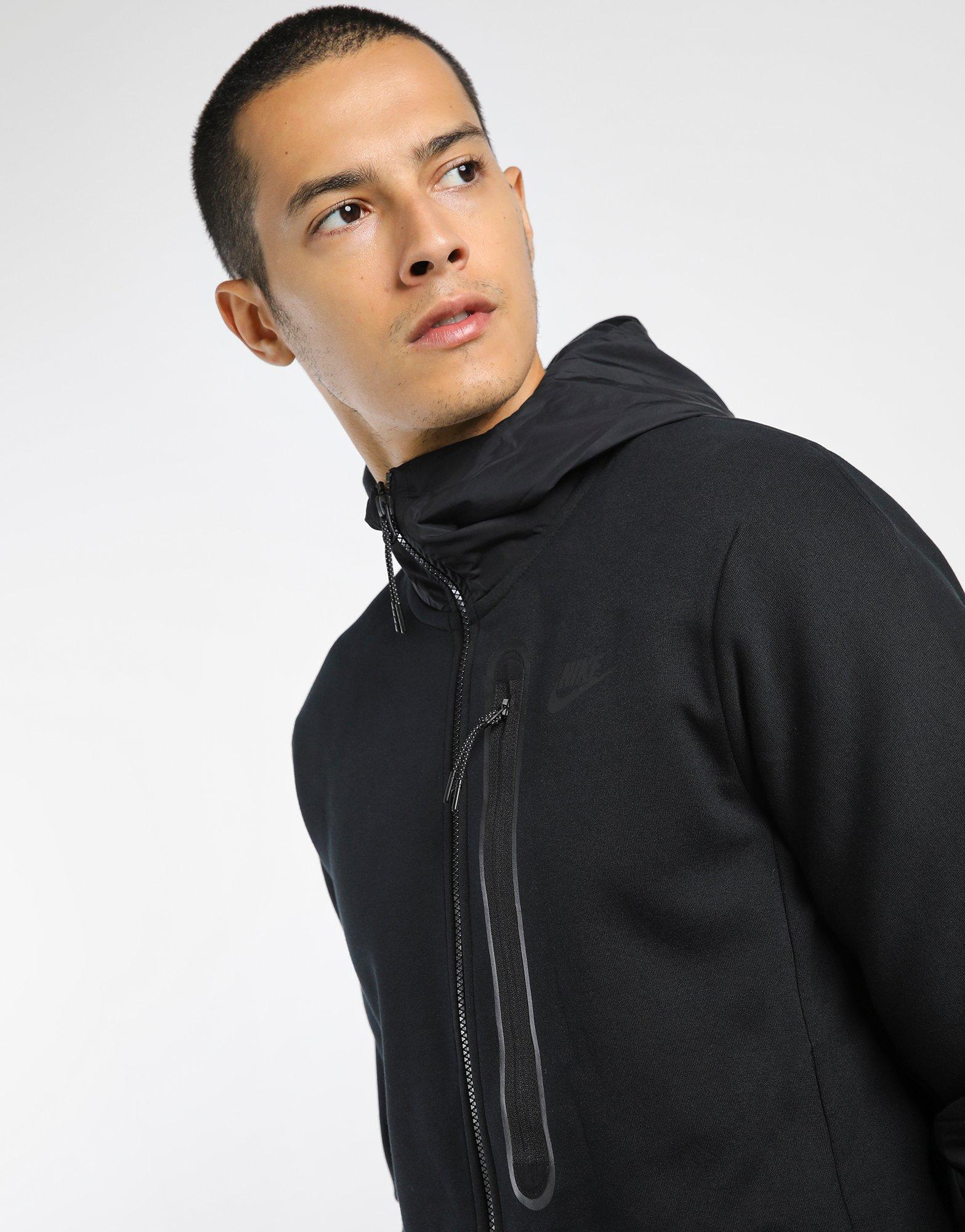 nike tech fleece funnel neck hoodie