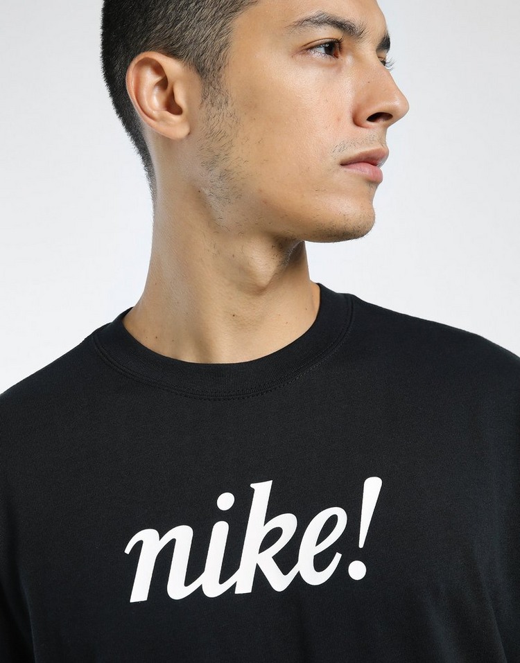 Black NIKE Airmoji T-Shirt | JD Sports