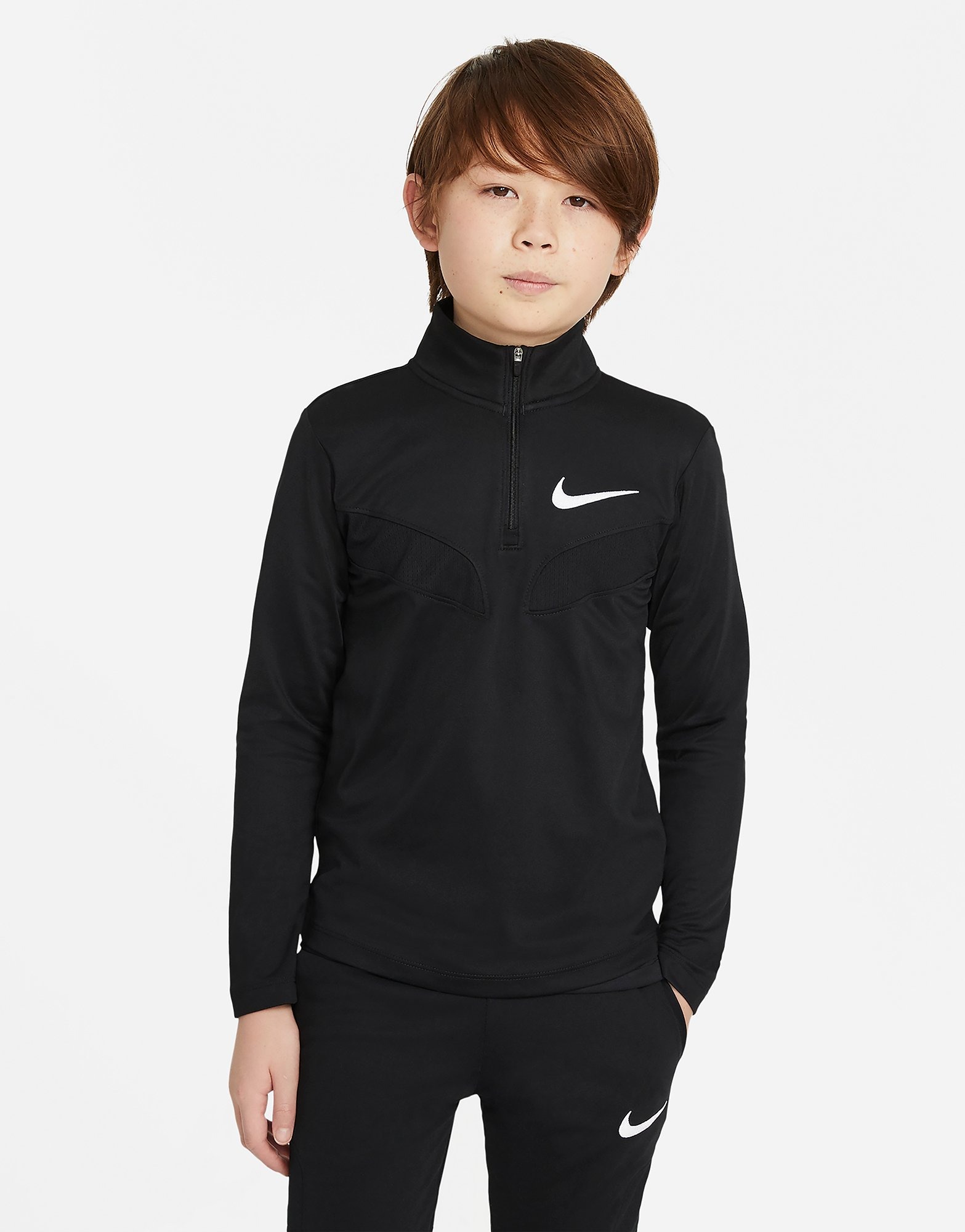 Black Nike Nike Sport Older Kids' (Boys') Long-Sleeve Training Top | JD ...