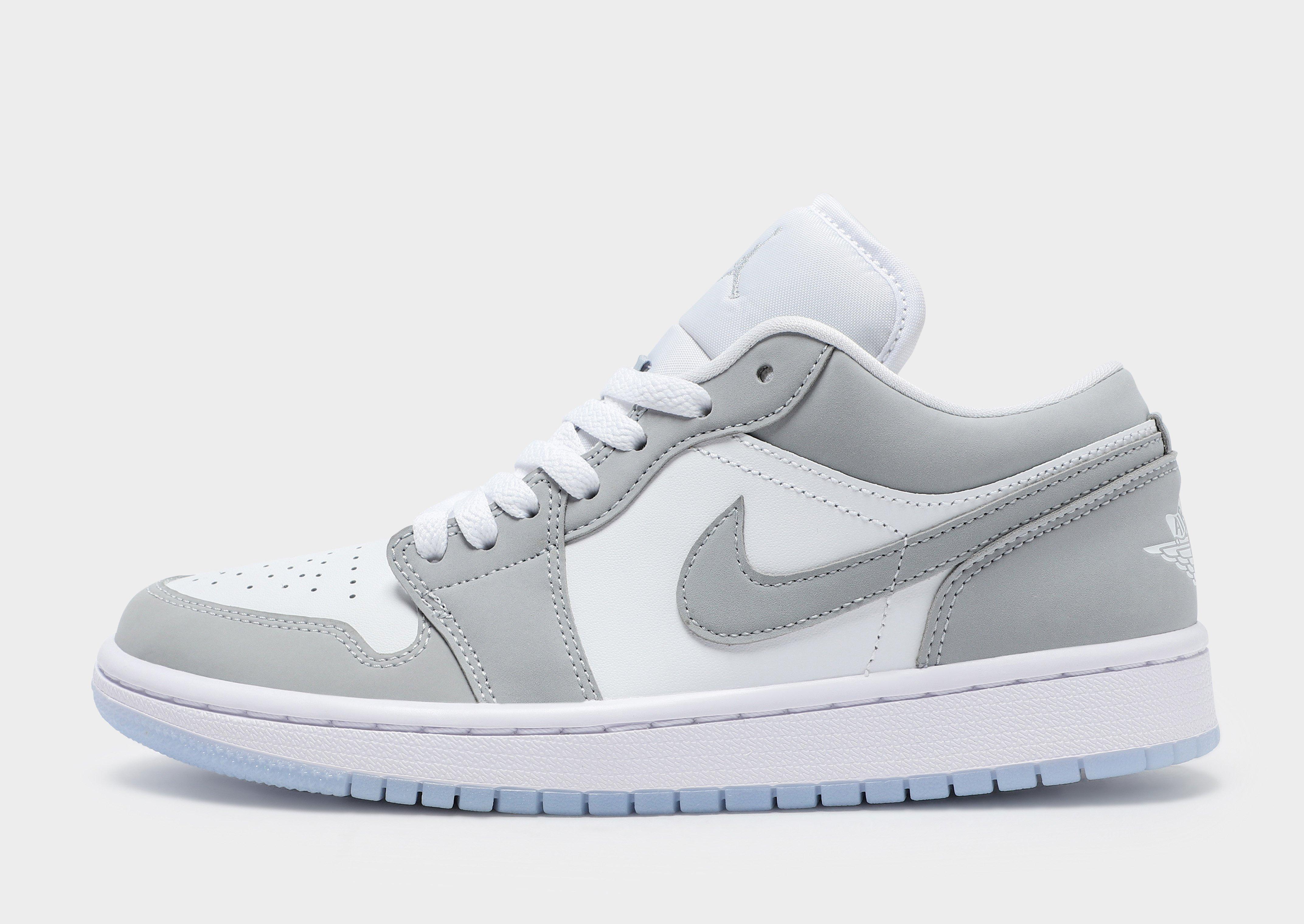 White Jordan Air 1 Low 'Wolf Grey' Women's - JD Sports NZ