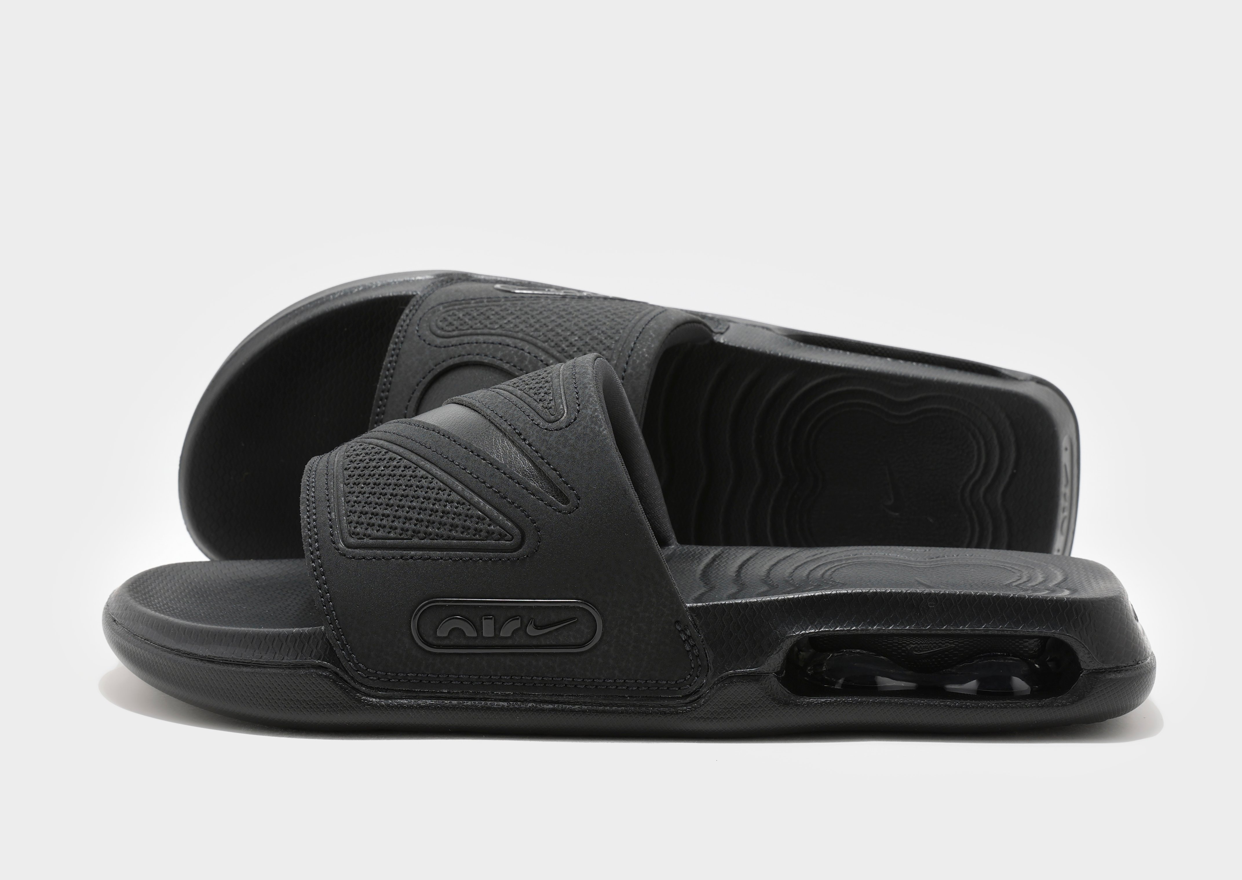 Black air force slides on sale