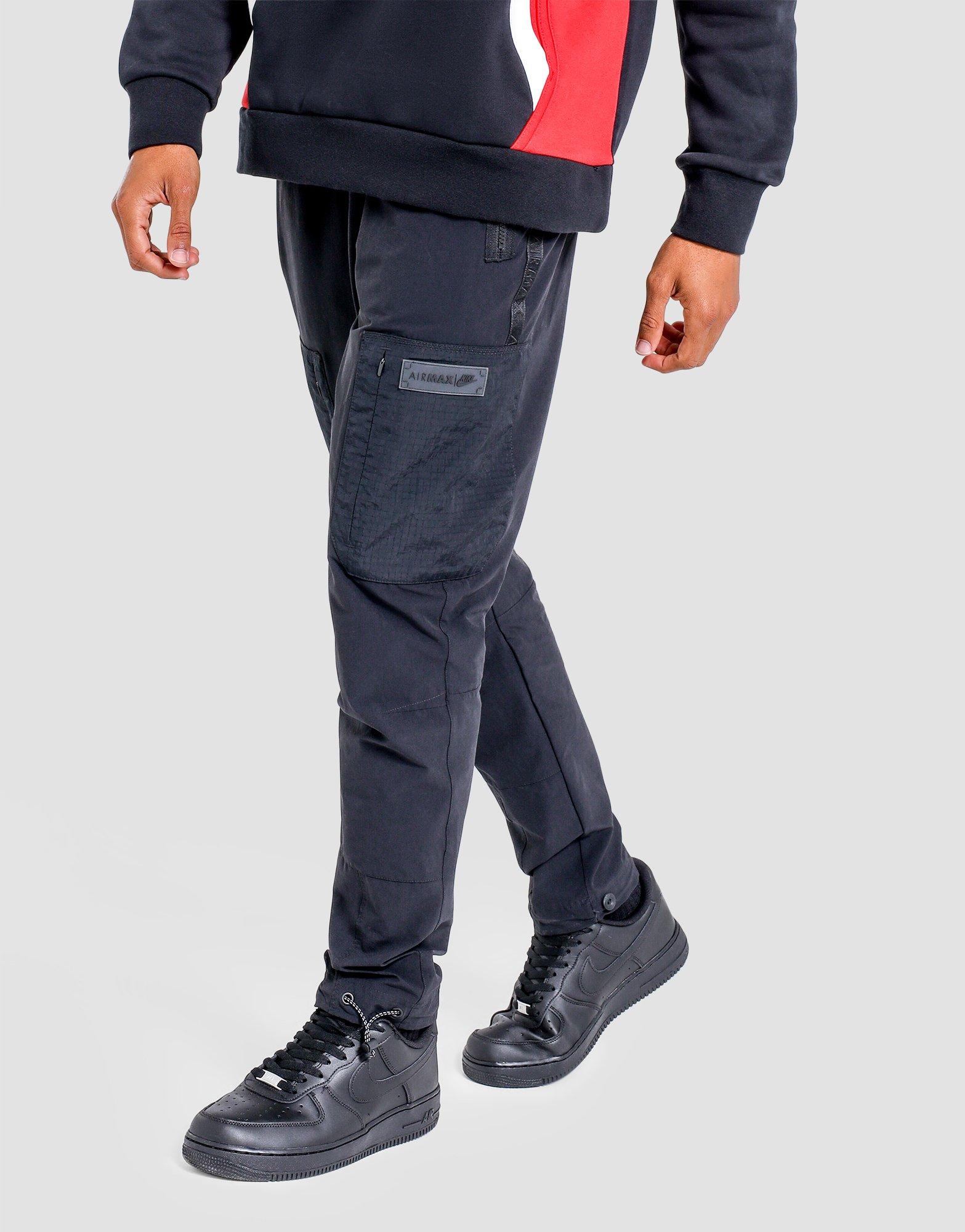 nike max cargo pants black