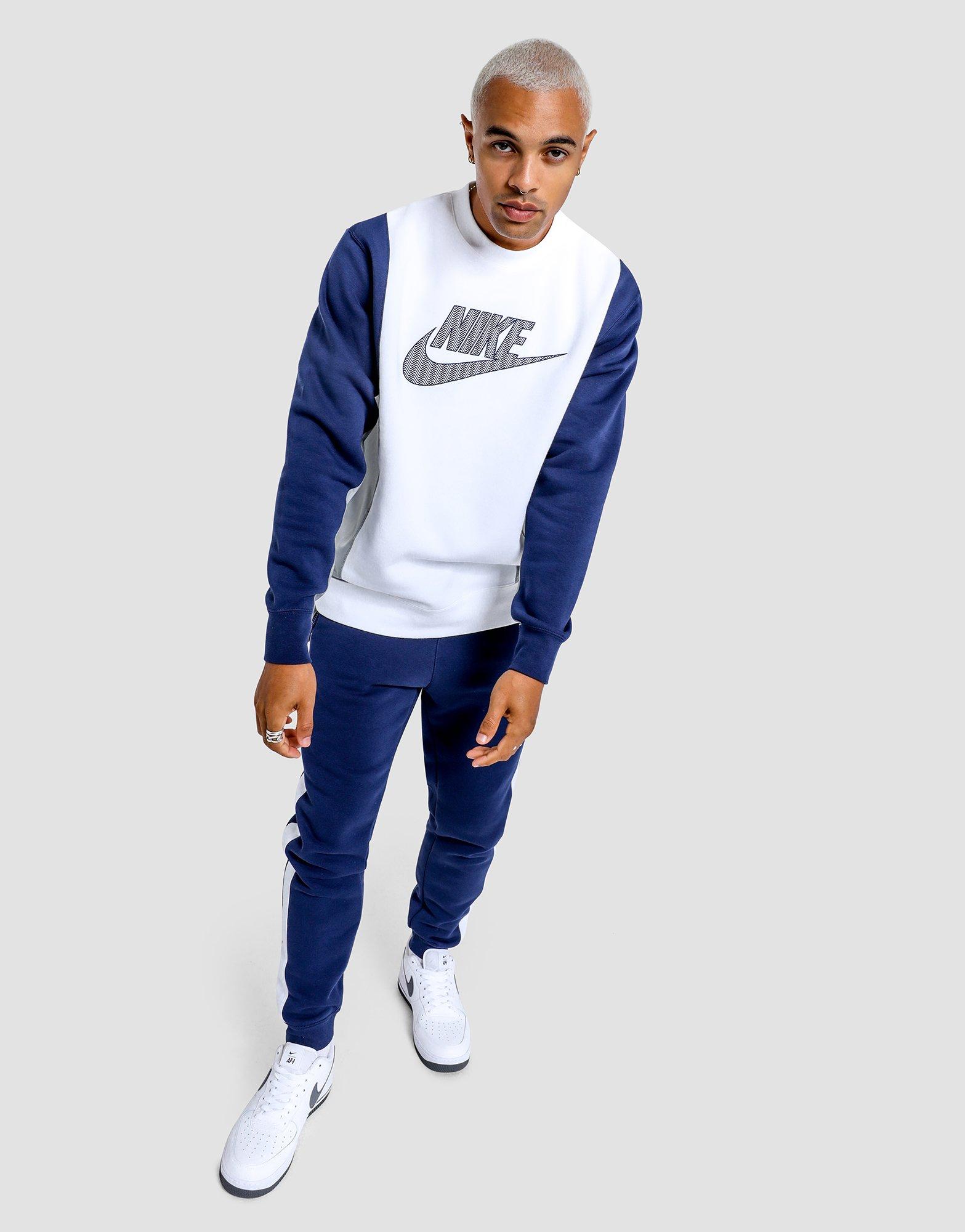 nike hybrid crew sweatshirt