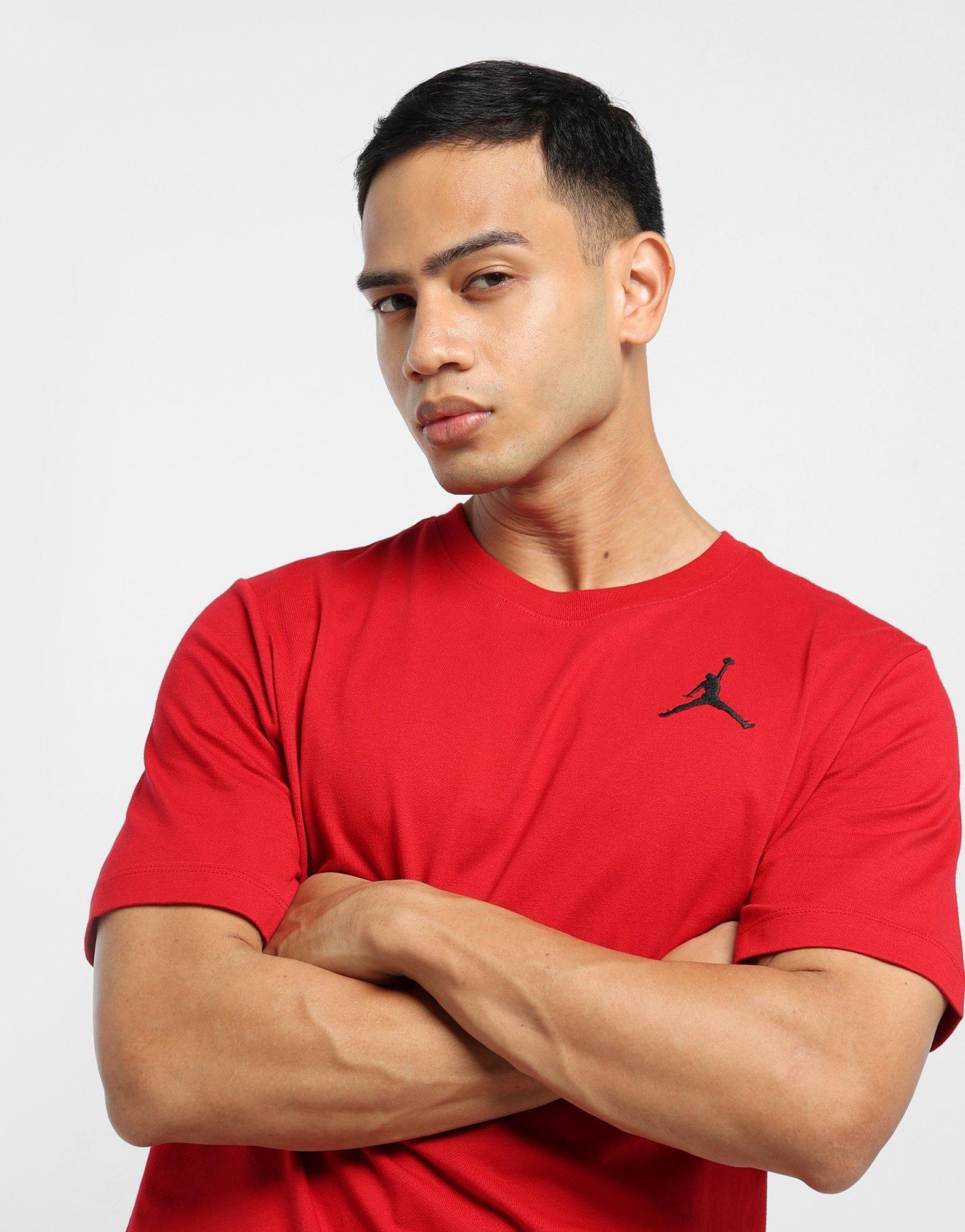 red and white jordan shirts