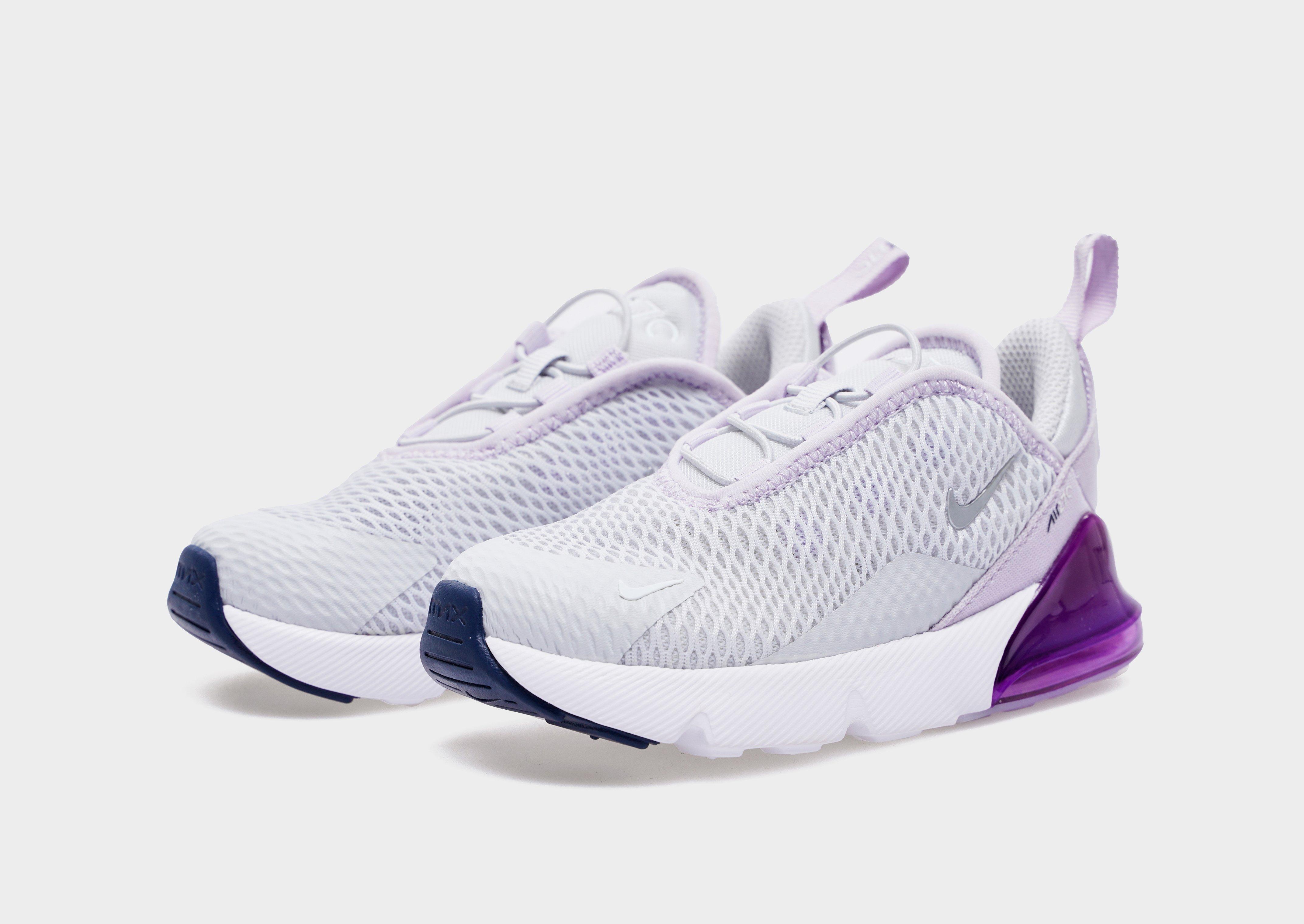 Purple and white on sale air max 270