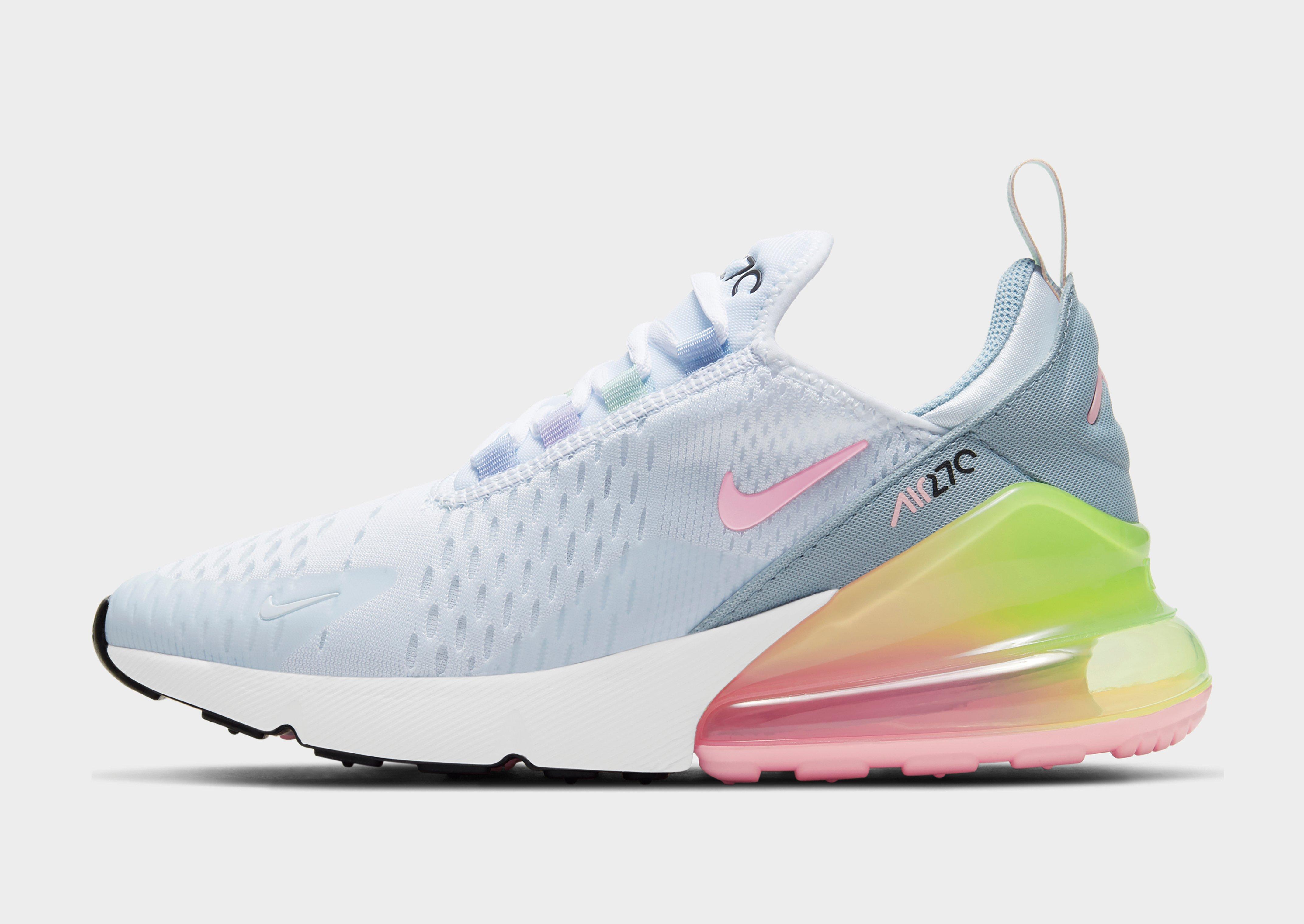 white nike air max 270 junior