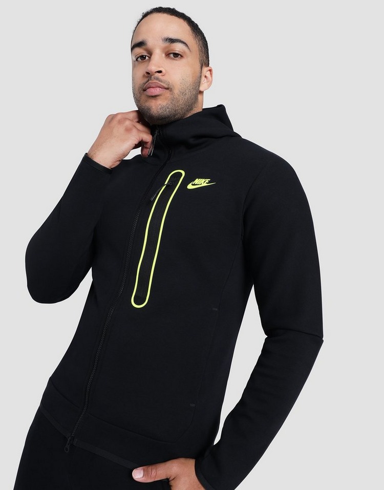 Black Nike Sportswear Tech Fleece Full Zip Hoodie | JD Sports