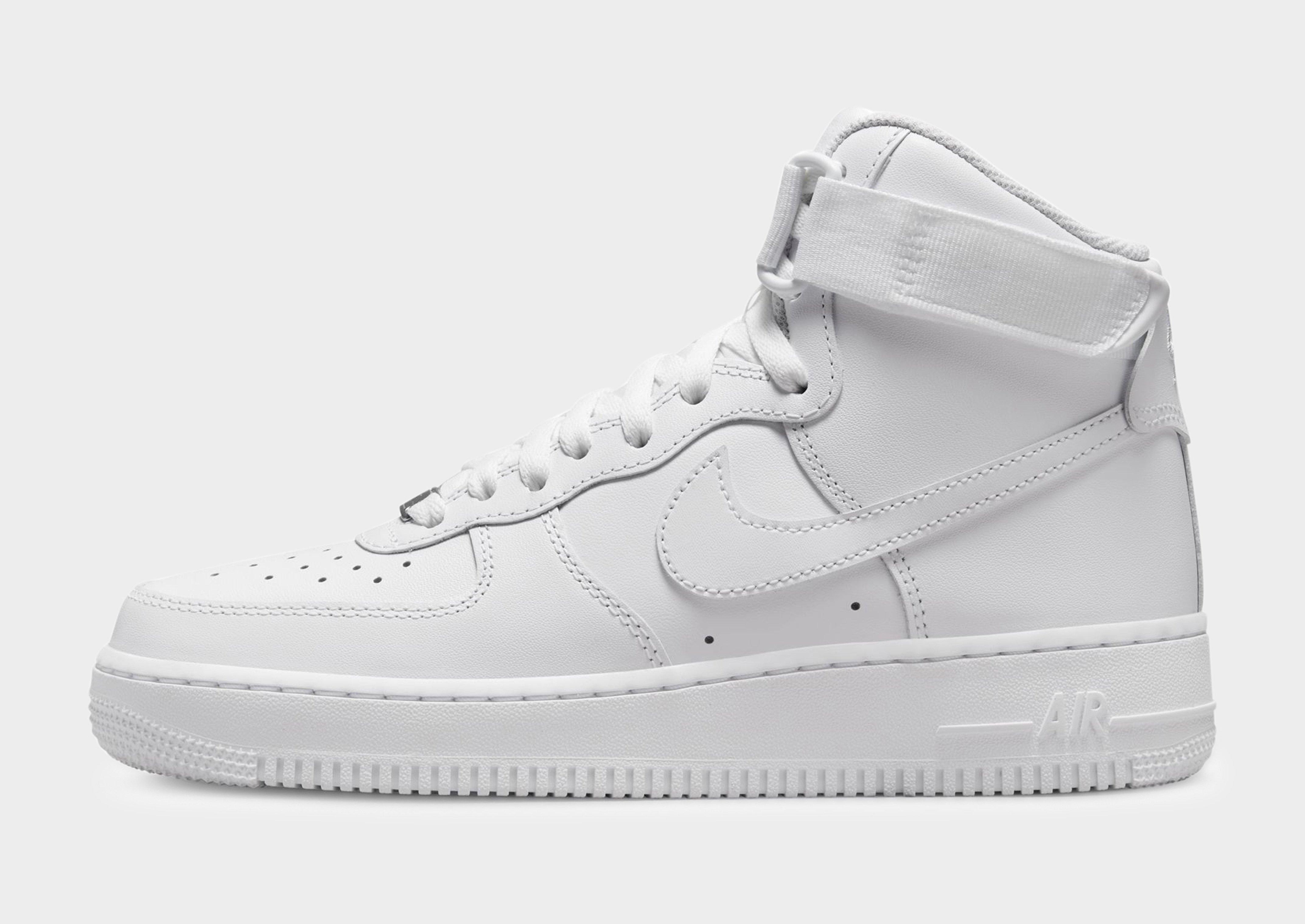 White Nike Force High - JD