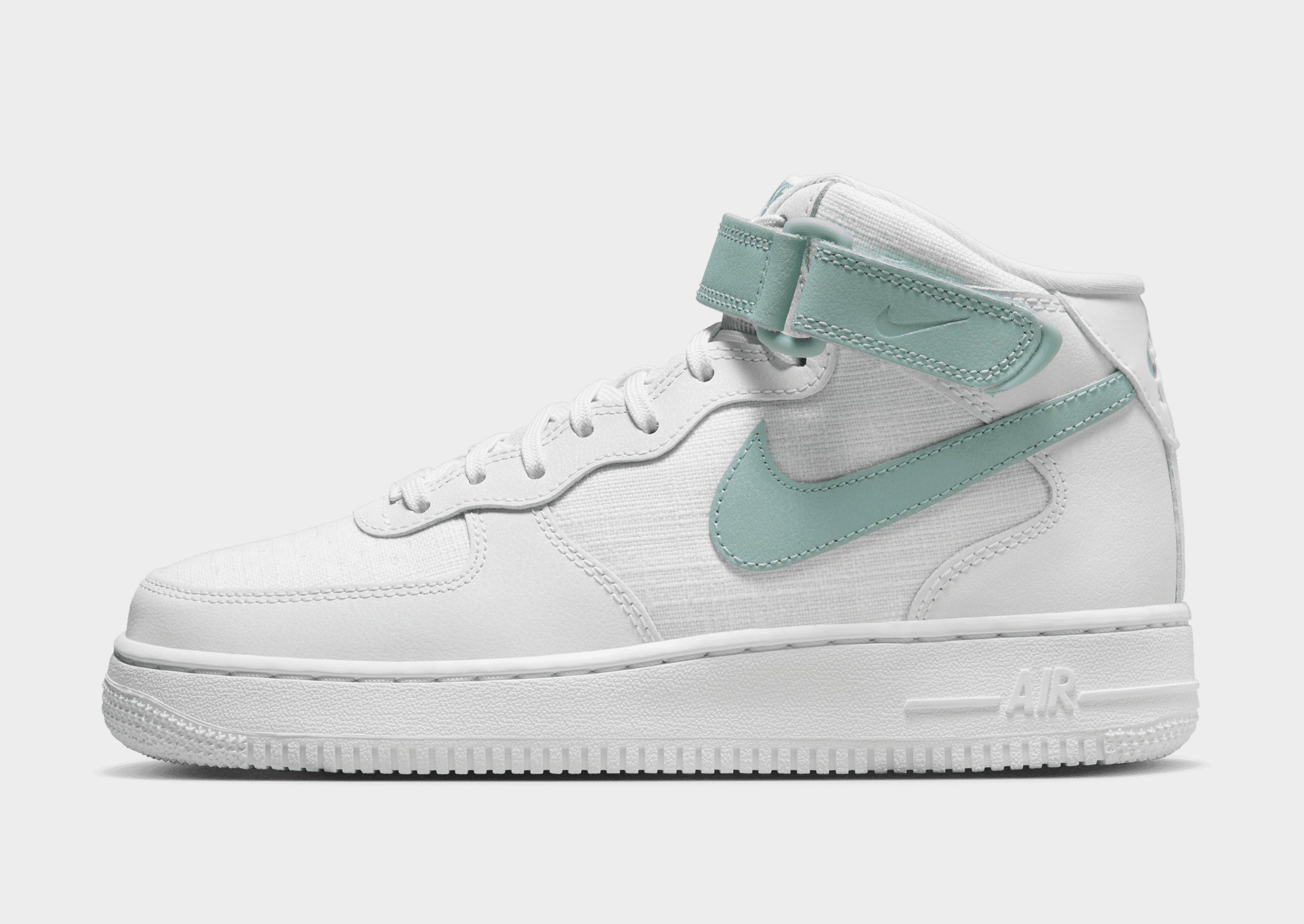 Womens white air on sale force 1 mid