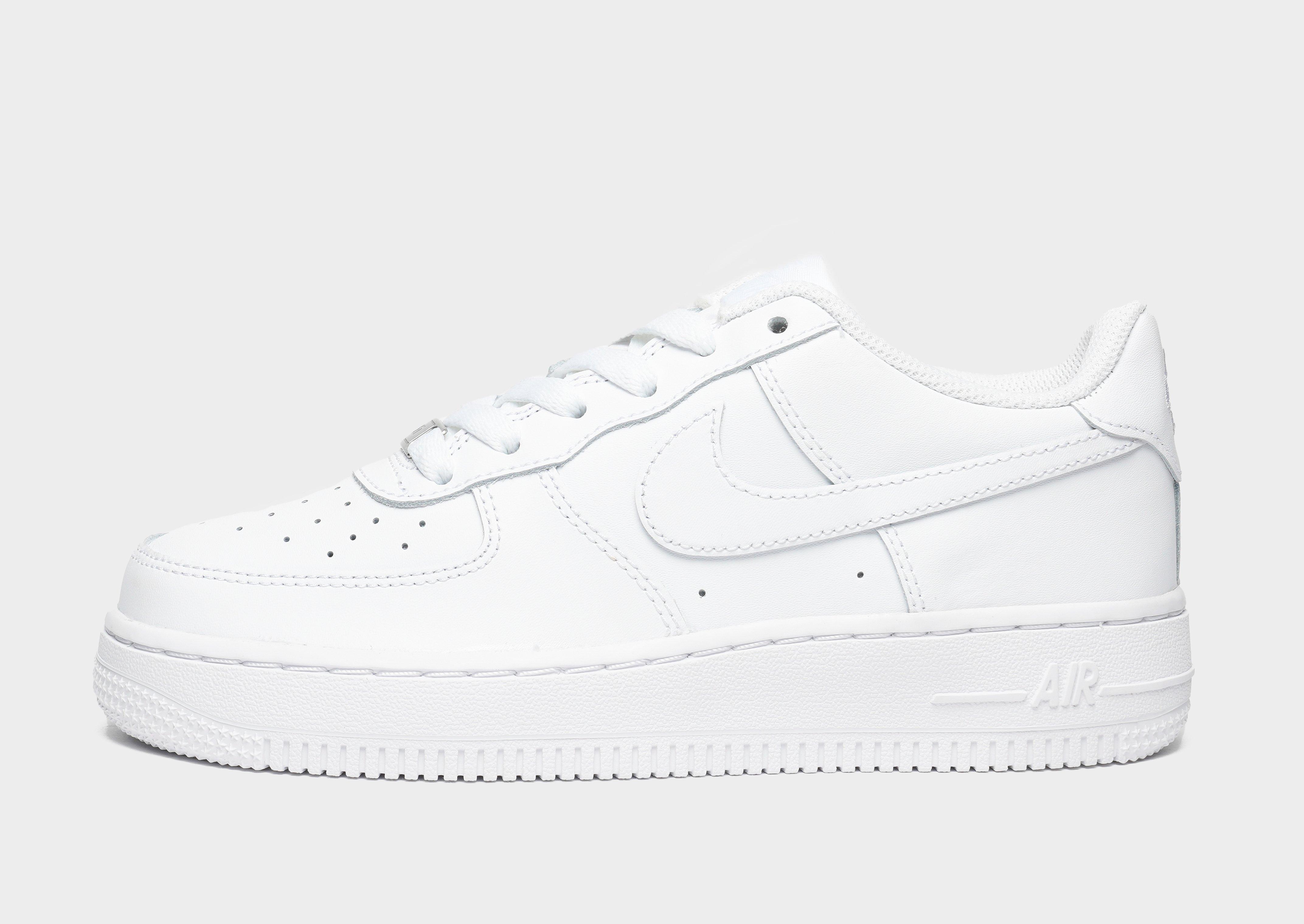 White Nike Air Force 1 Junior JD Sports Singapore