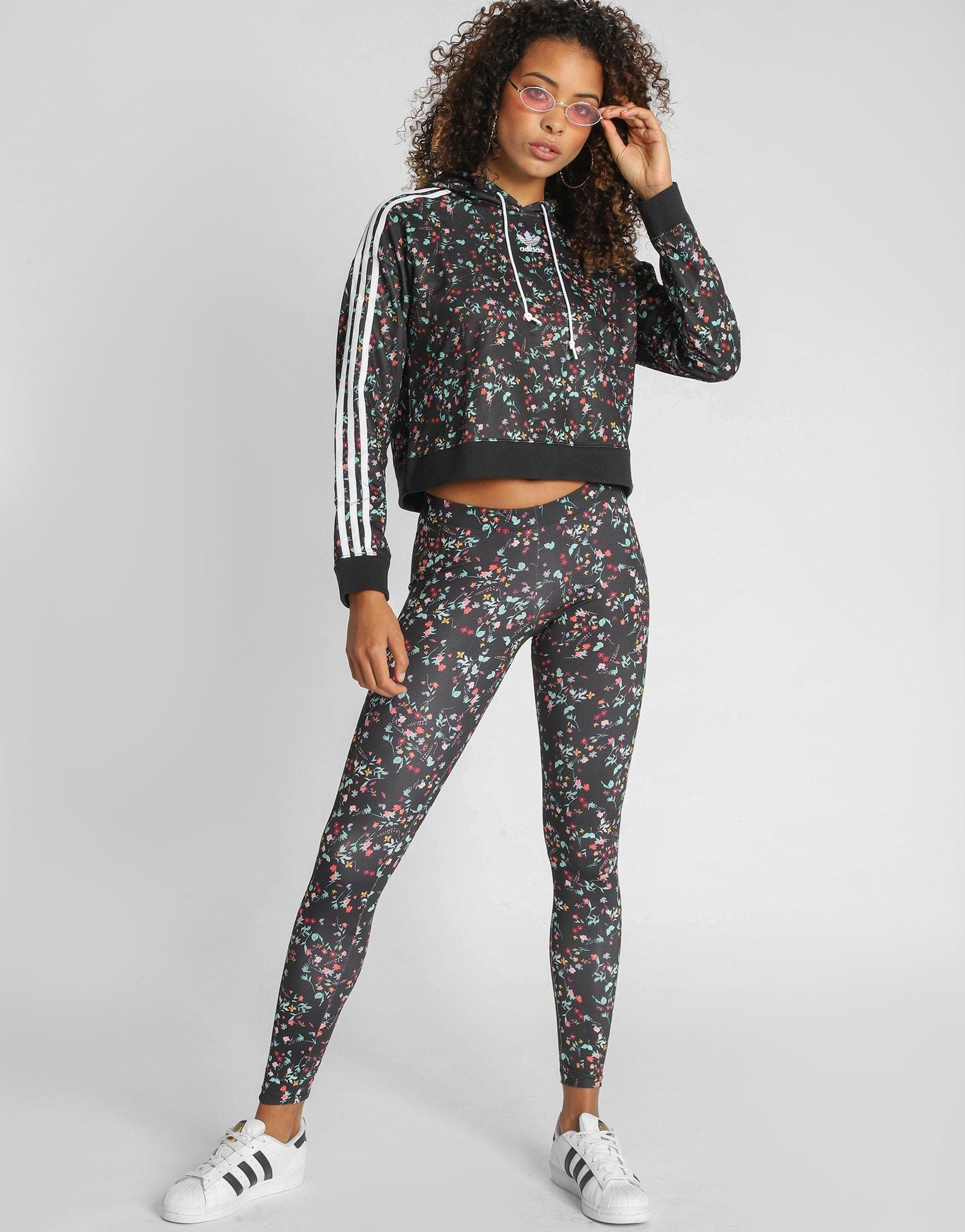 adidas women's floral leggings