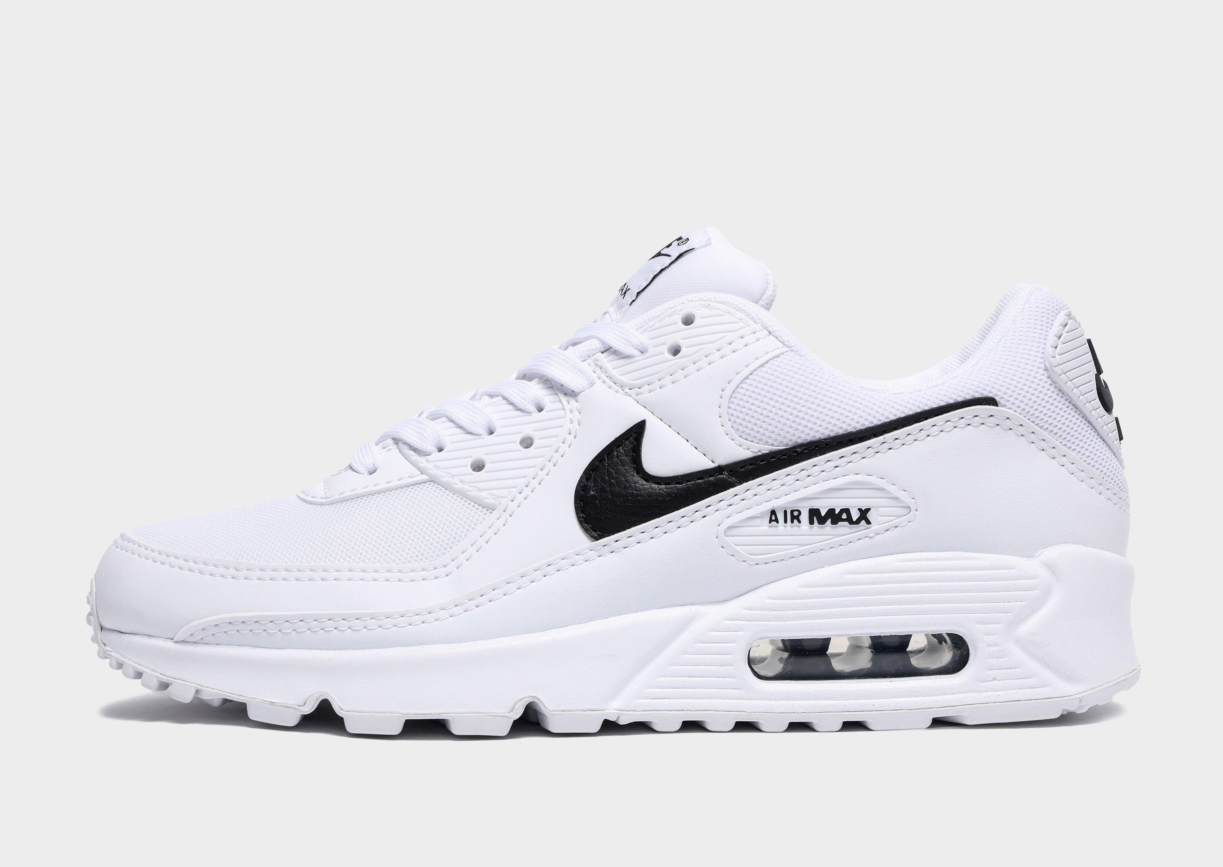 White Nike Air Max 90 Women's - JD Sports Singapore