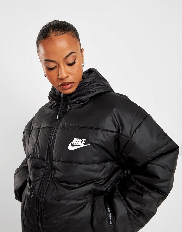 Black Nike Swoosh Classic Puffer Jacket - JD Sports