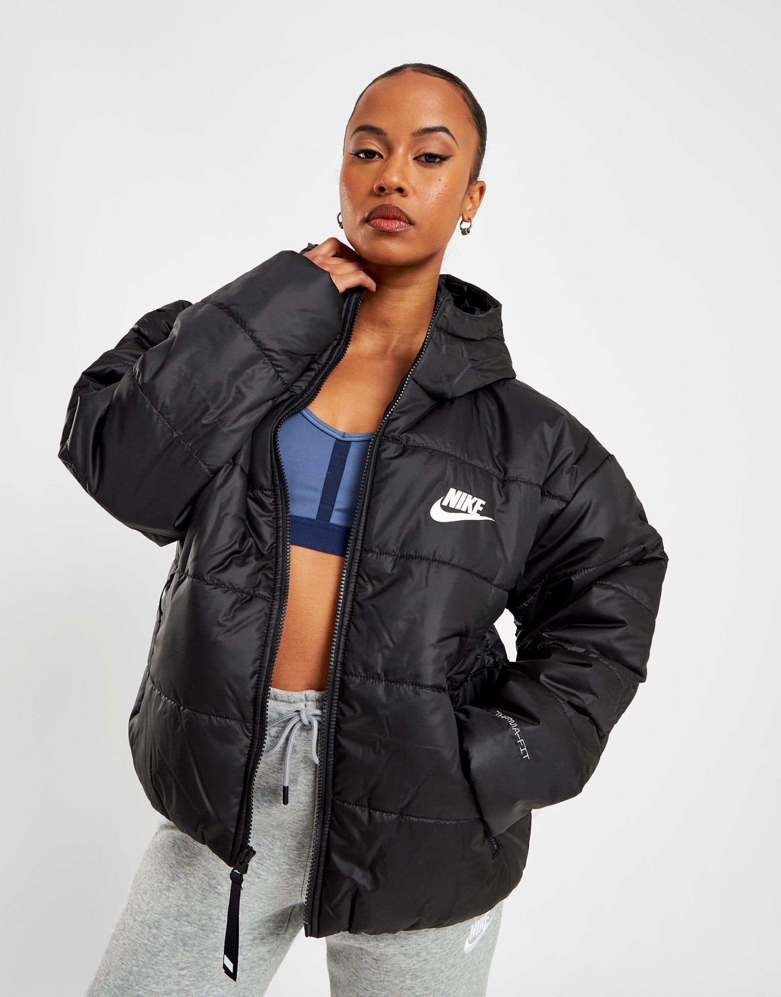 Black Nike Swoosh Classic Puffer Jacket - JD Sports