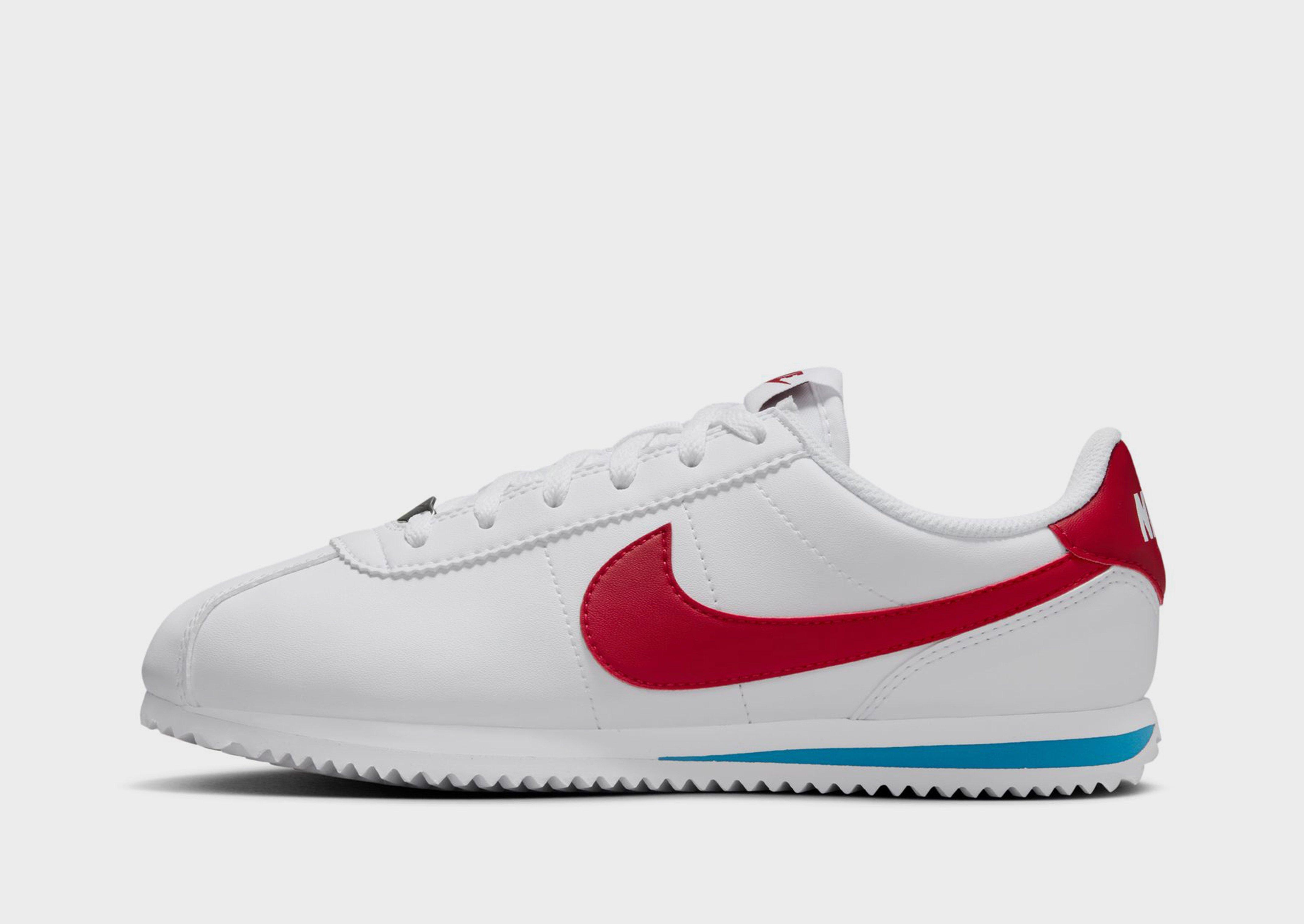 All fashion white nike cortez junior