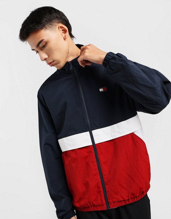Tommy Hilfiger แจ็คเก็ตผู้ชาย Essential Colour-Blocked Relaxed Bomber