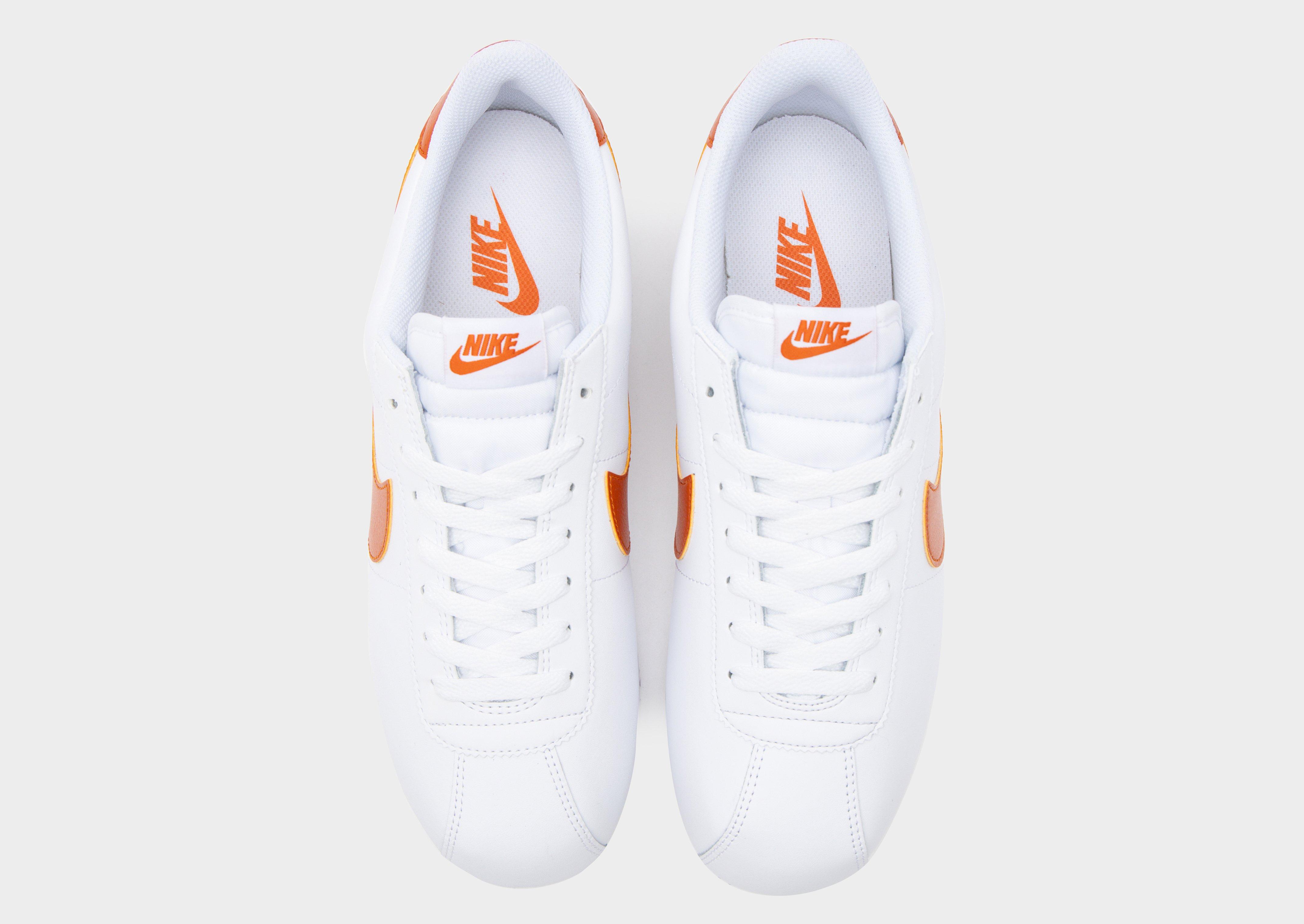 All white nike cortez on sale men