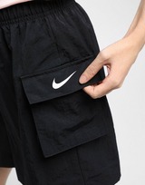 Nike กางเกงขาสั้นผู้หญิง Essential High-Rise