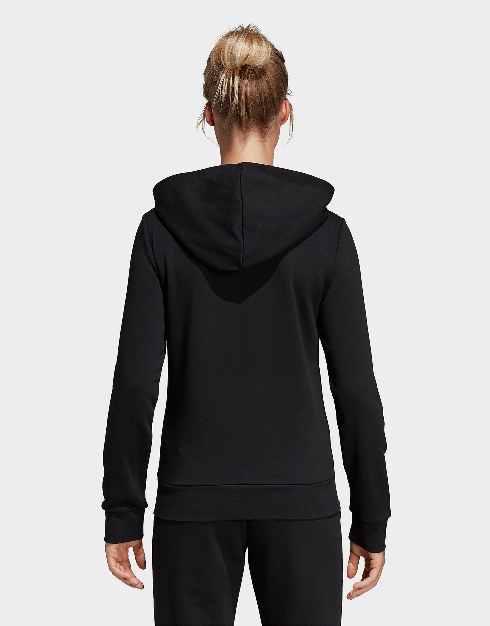 adidas essentials linear hoodie women's