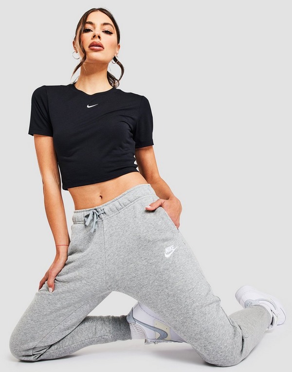 Nike Womens Track Pants Trousers Training GYM Dance Gray Neon